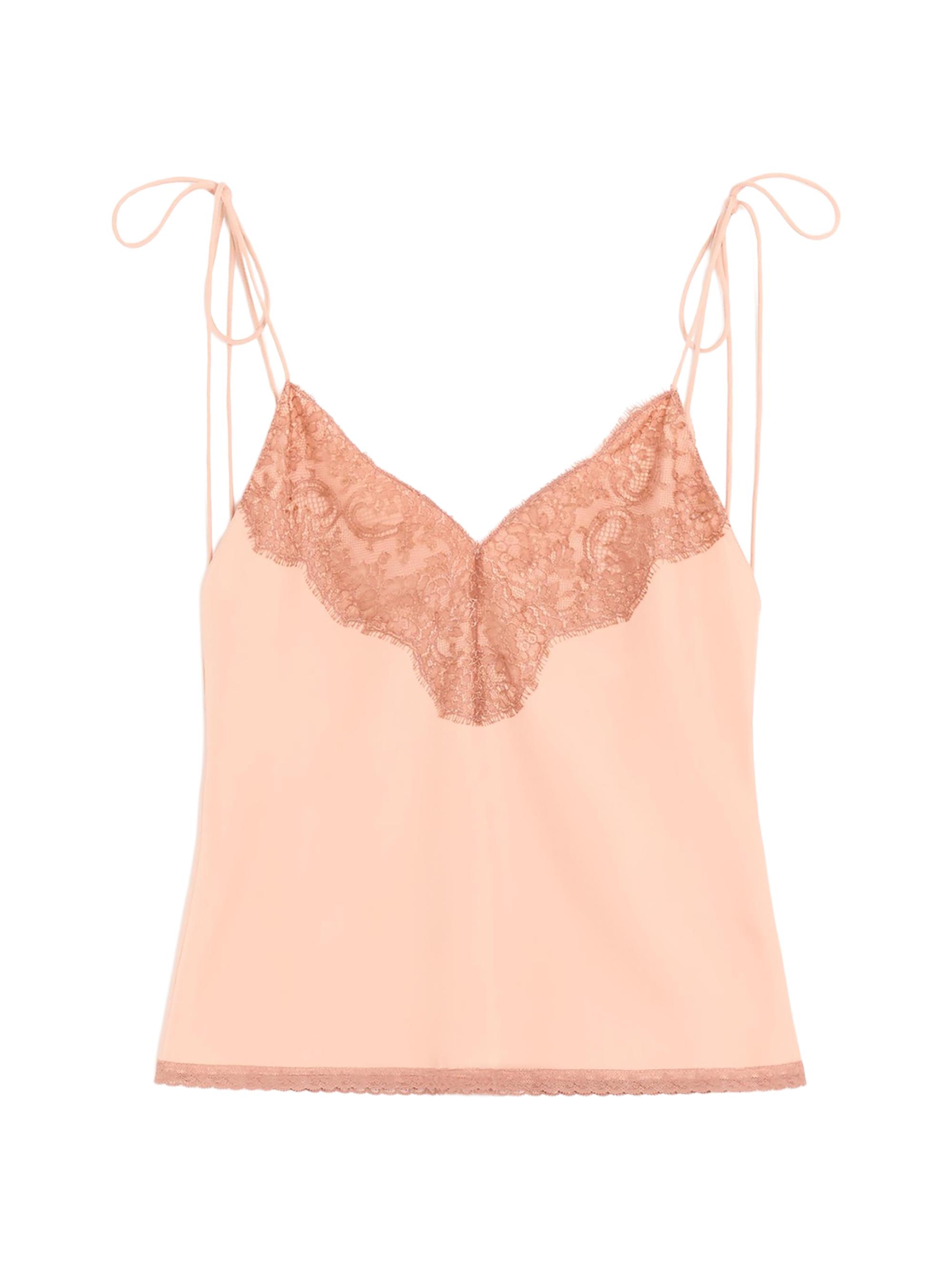 Valentino Garavani Women's Crepe De Chine Top - Salmon