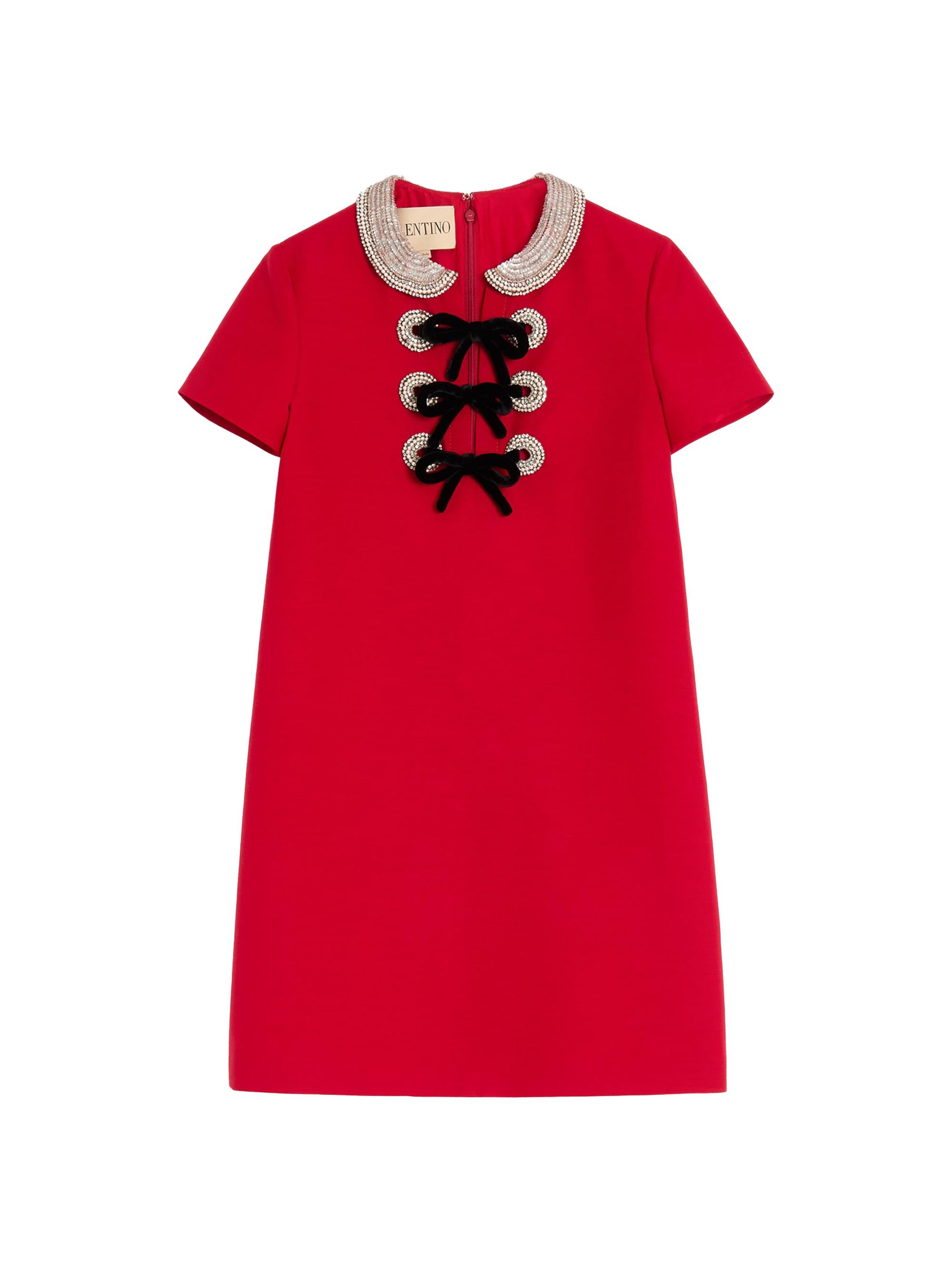 Valentino Garavani Women's Embroidered Crepe Couture Short Dress - Paris