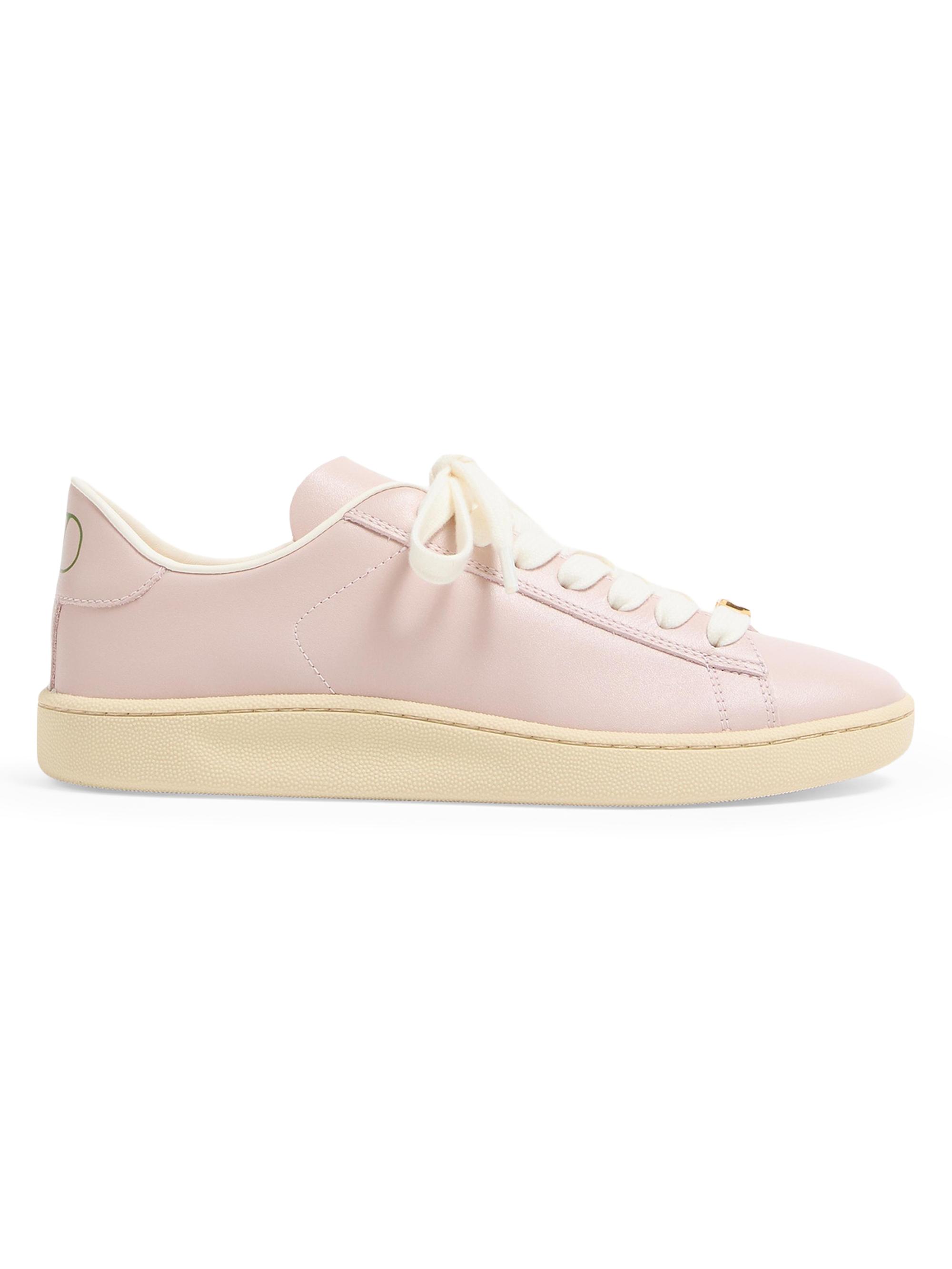 Valentino Garavani Women's Royco Sneakers in Nappa Calfskin Leather - Pink