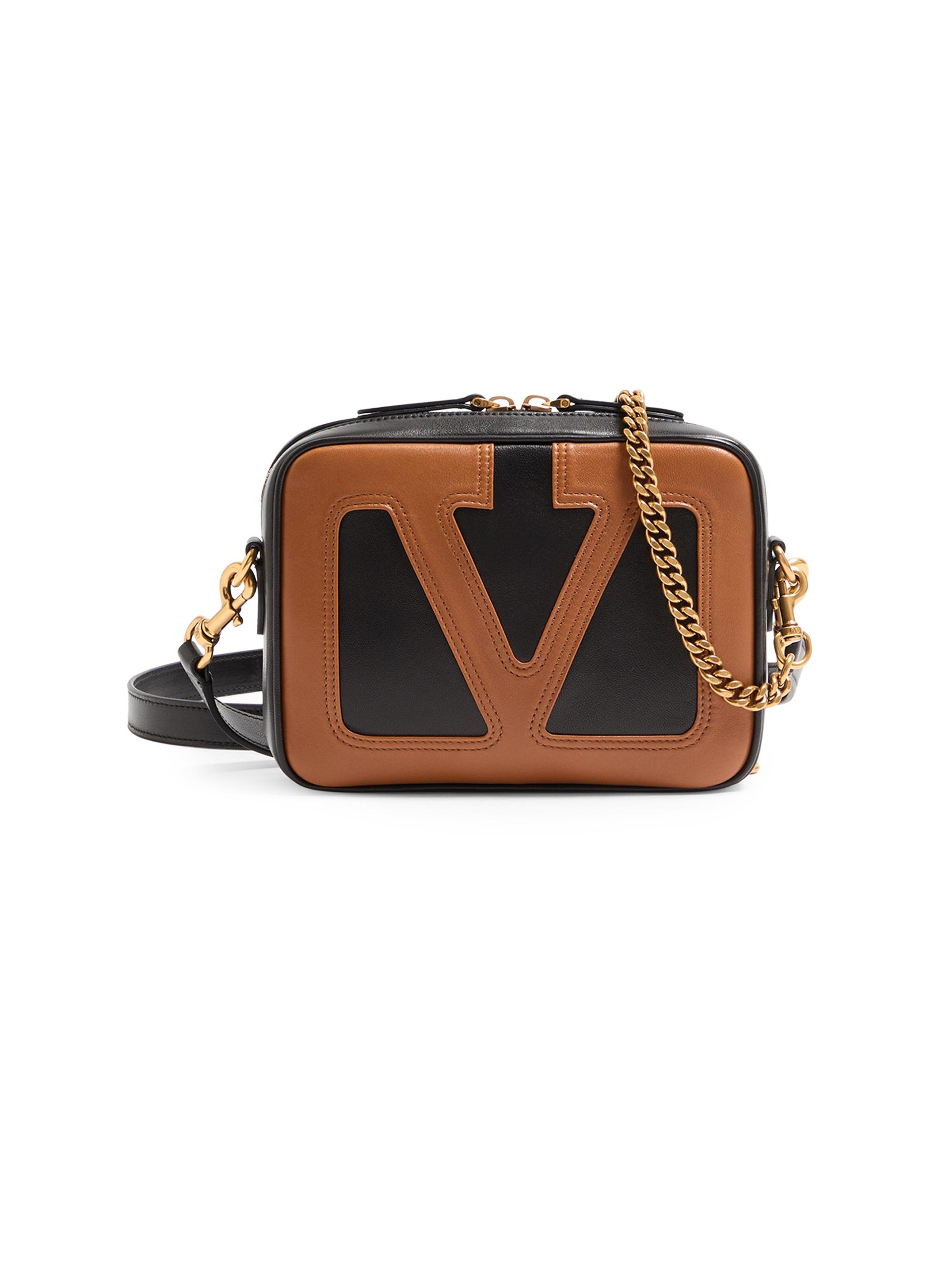 Valentino Garavani Men's Viva Superstar Nappa Leather Crossbody Bag - Black Spice