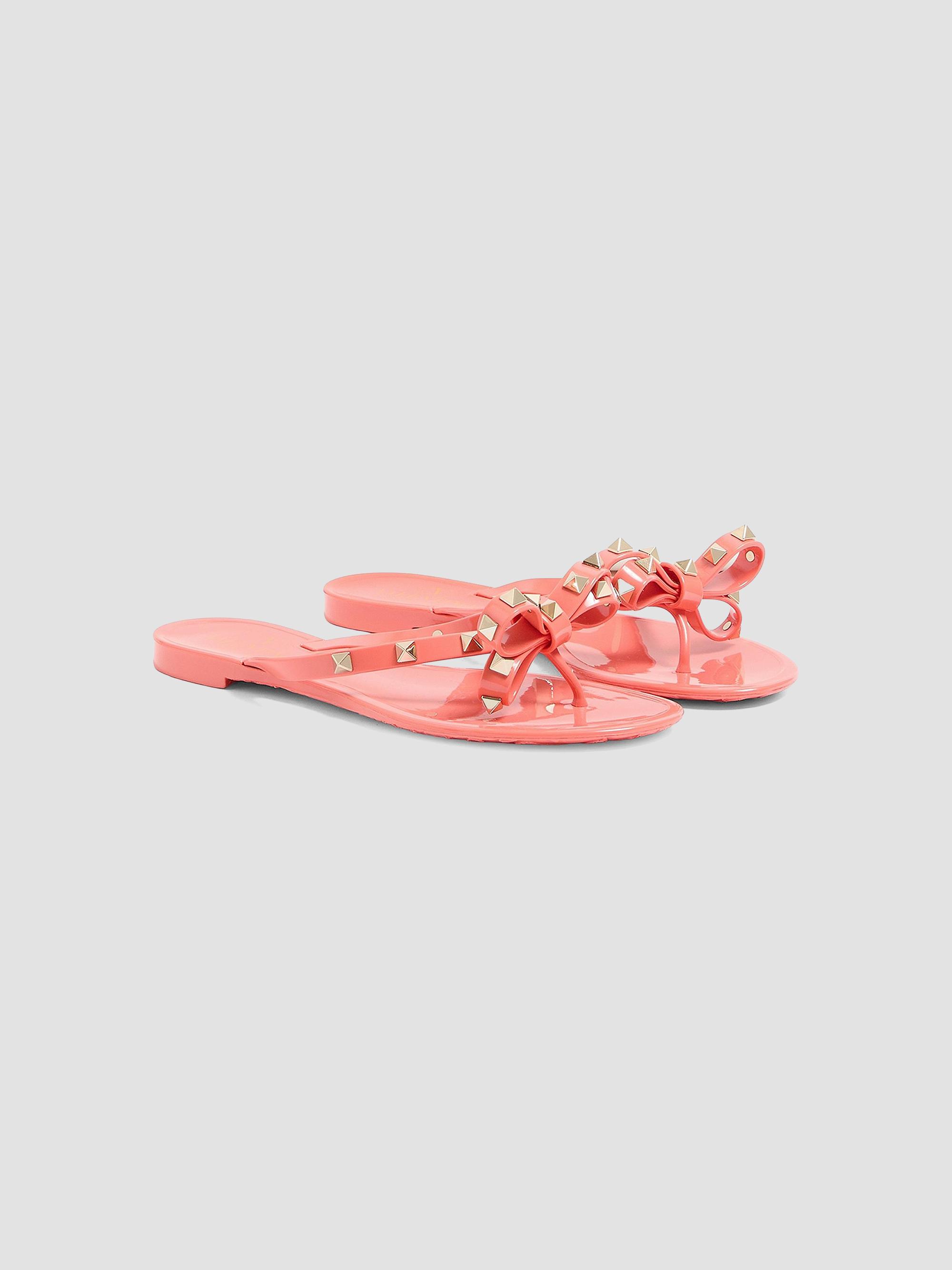 Valentino Garavani Rockstud Rubber Slippers | Saks Fifth Avenue