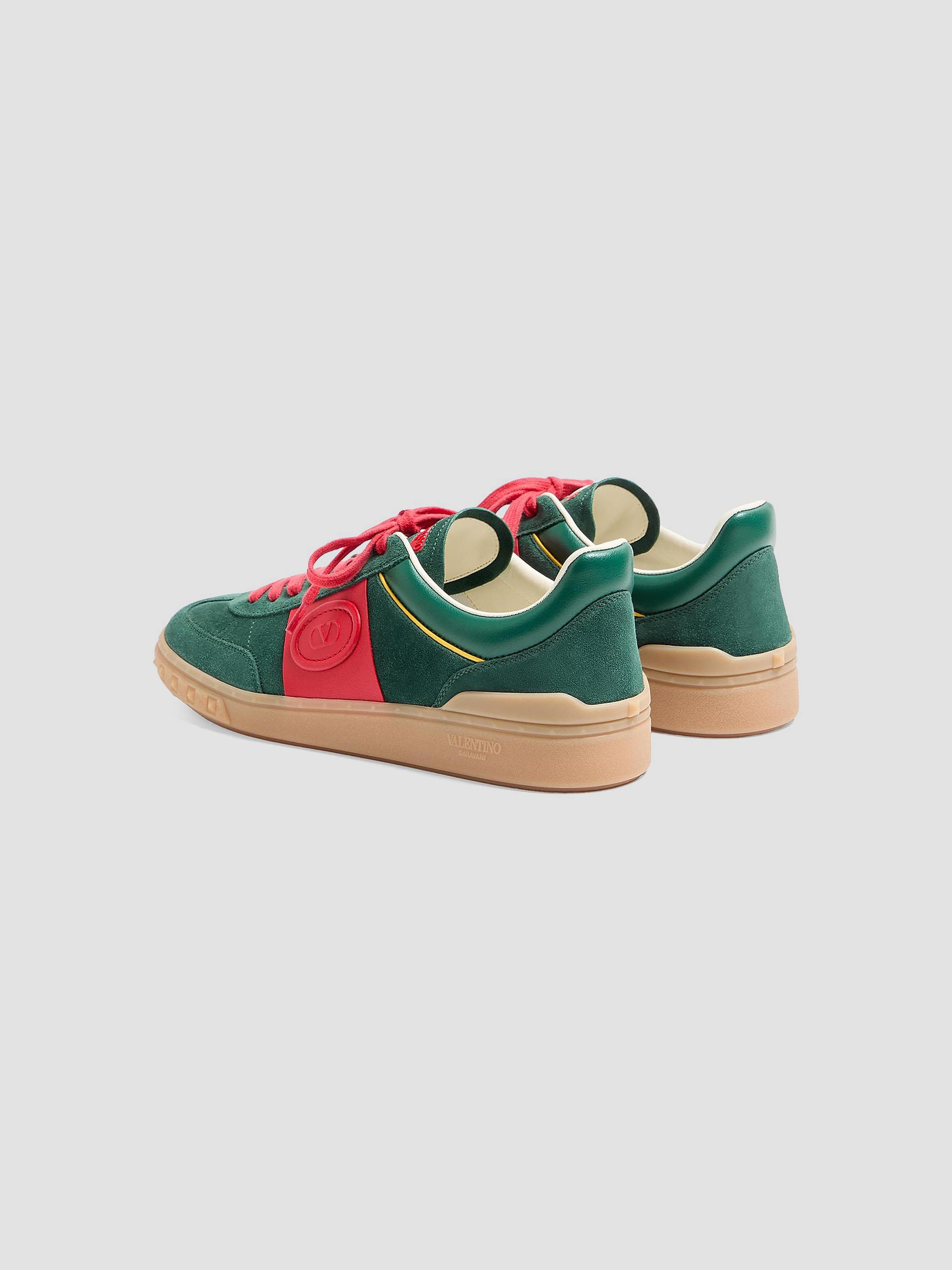 Valentino Garavani Upvillage Low Top Sneaker in Split Leather and