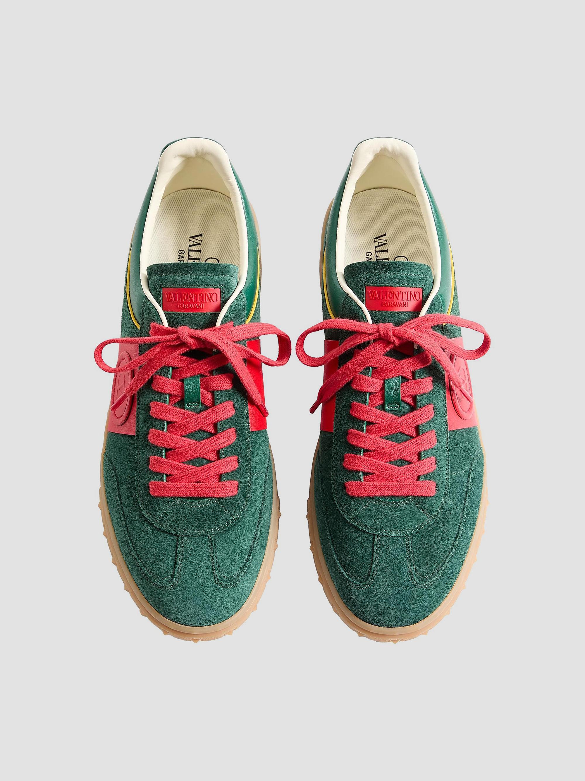 Valentino Garavani Upvillage Low Top Sneaker in Split Leather and