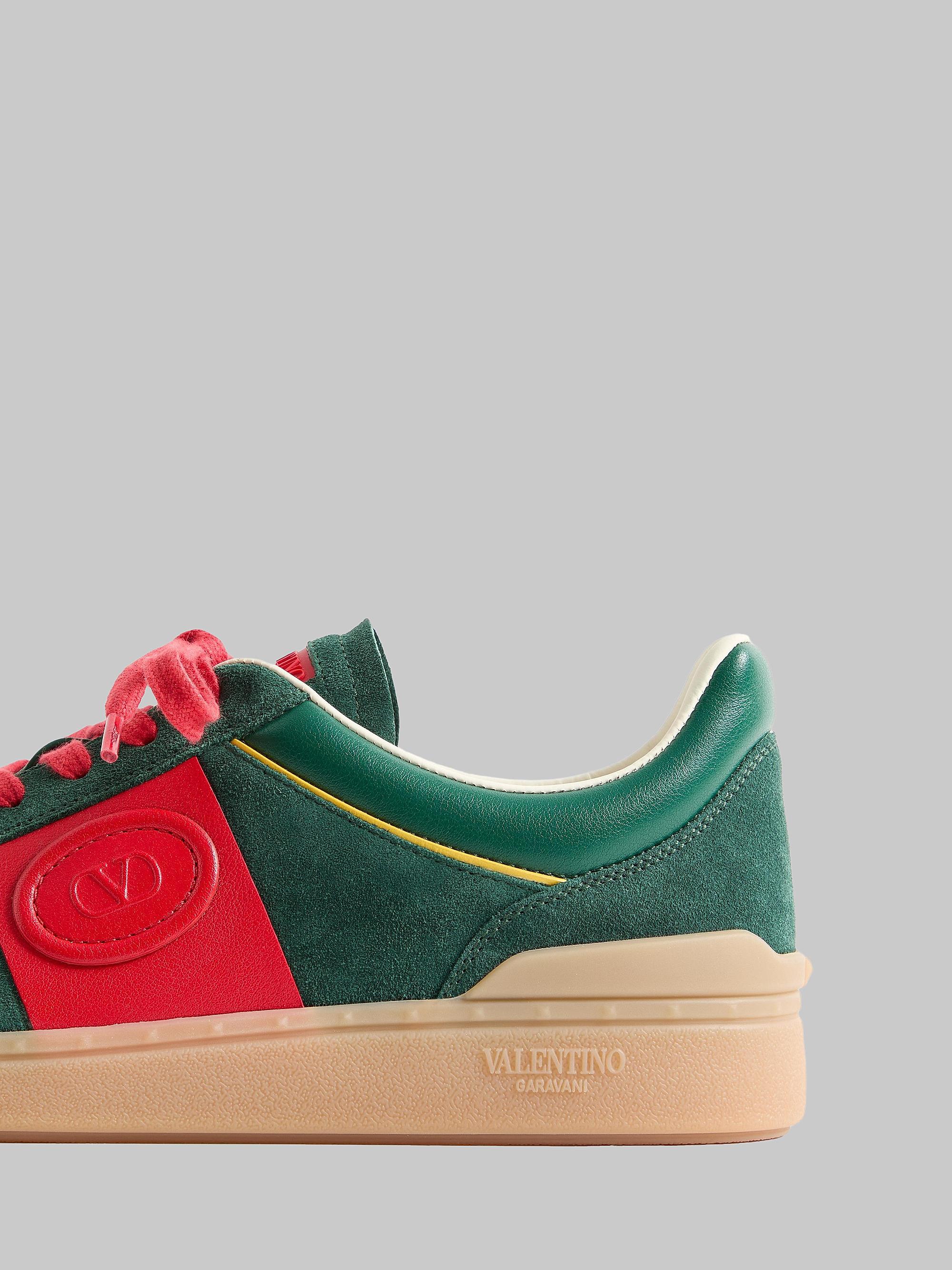 Valentino Garavani Upvillage Low Top Sneaker in Split Leather and