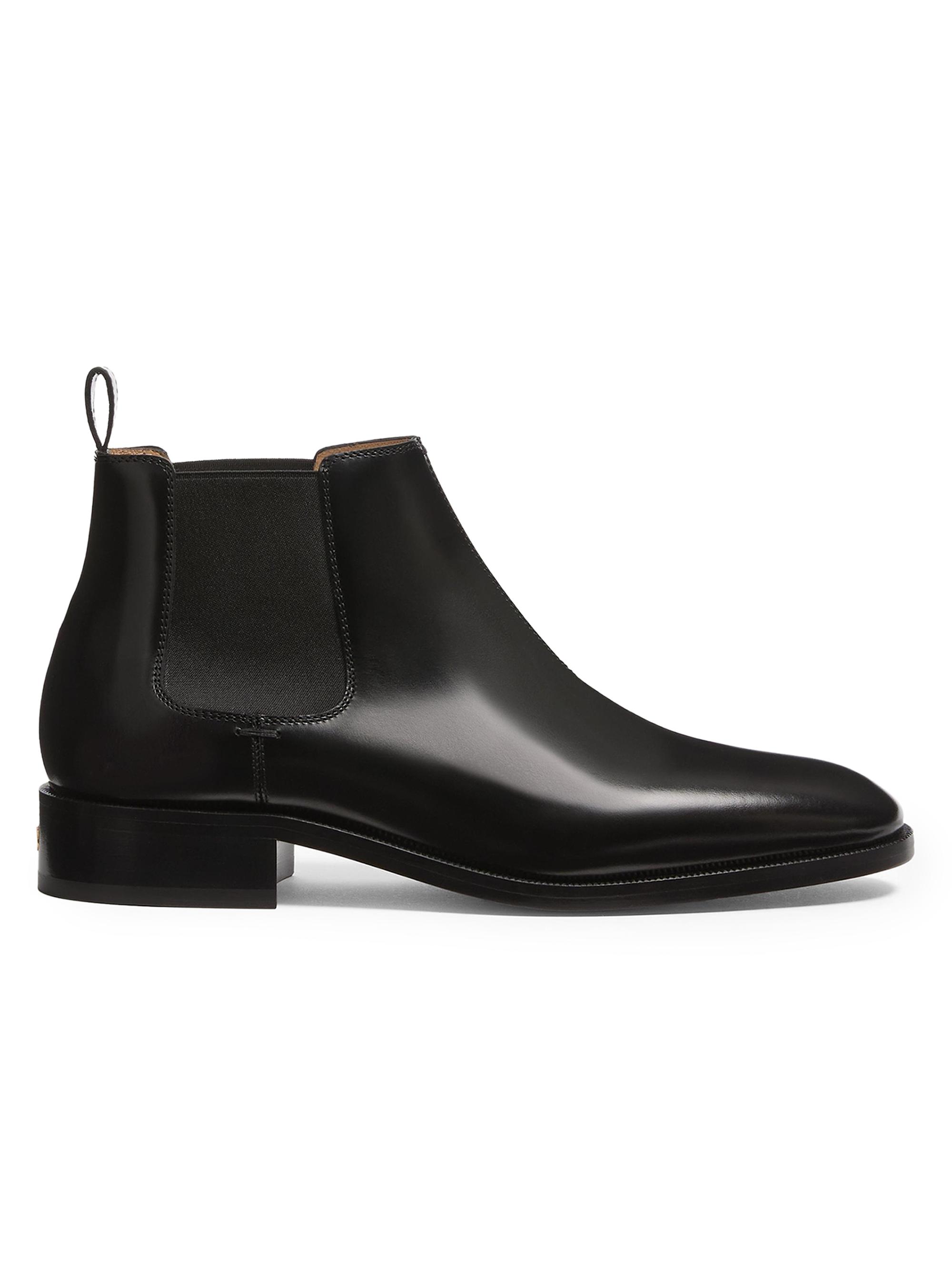Ralph Lauren Purple Label Penfield Leather Mid-Cut Boots | Saks