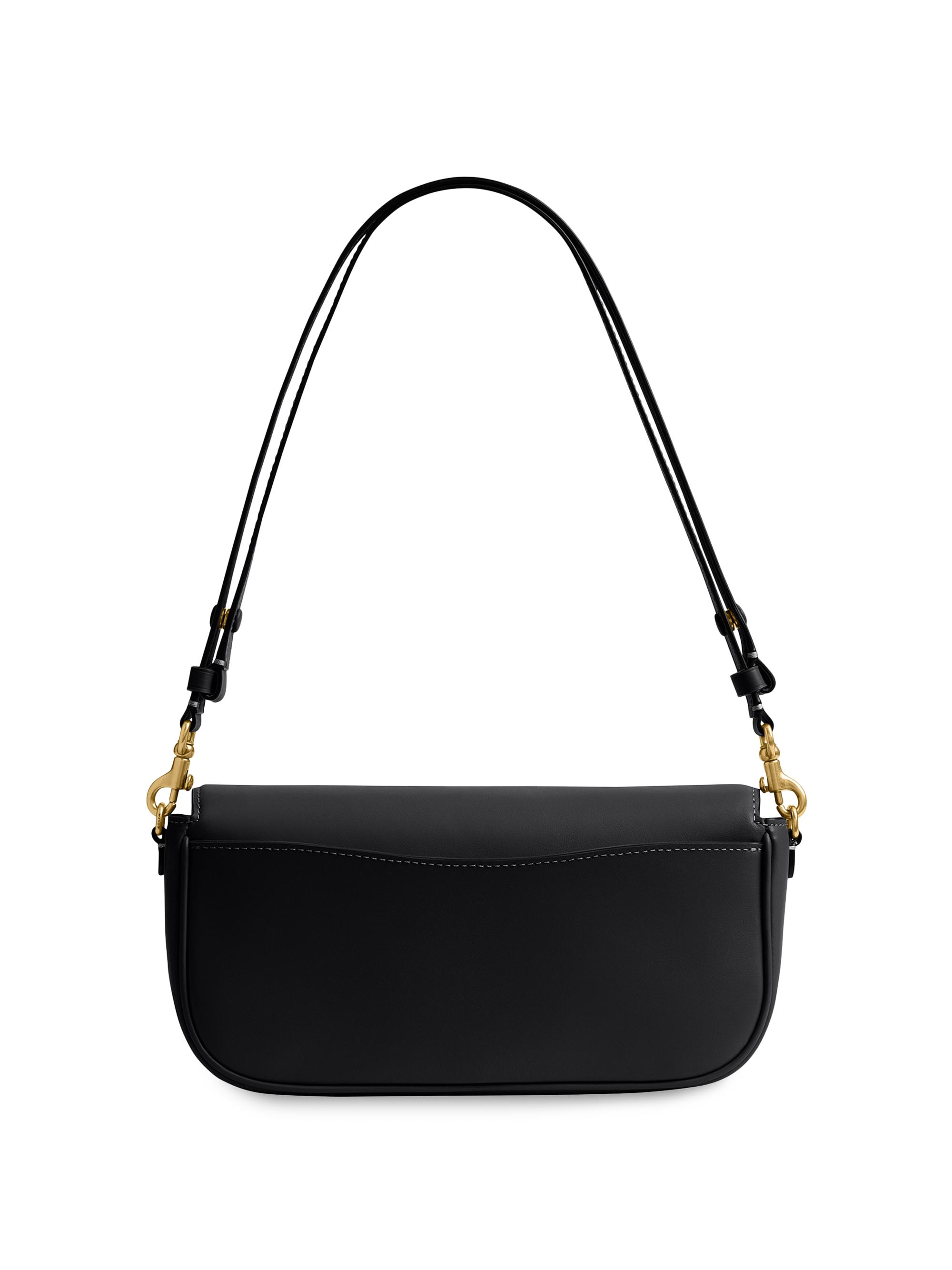 COACH Brook Leather Chain Shoulder Bag | Saks Fifth Avenue