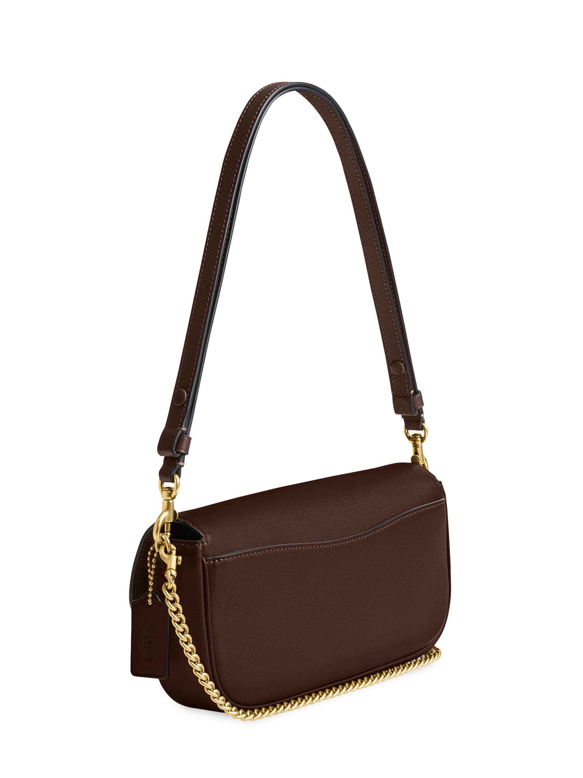 バッグ Coach Chain Shoulder Bag Leather 1258 COACH Brook Leather Chain Shoulder Bag | Saks Fifth Avenue