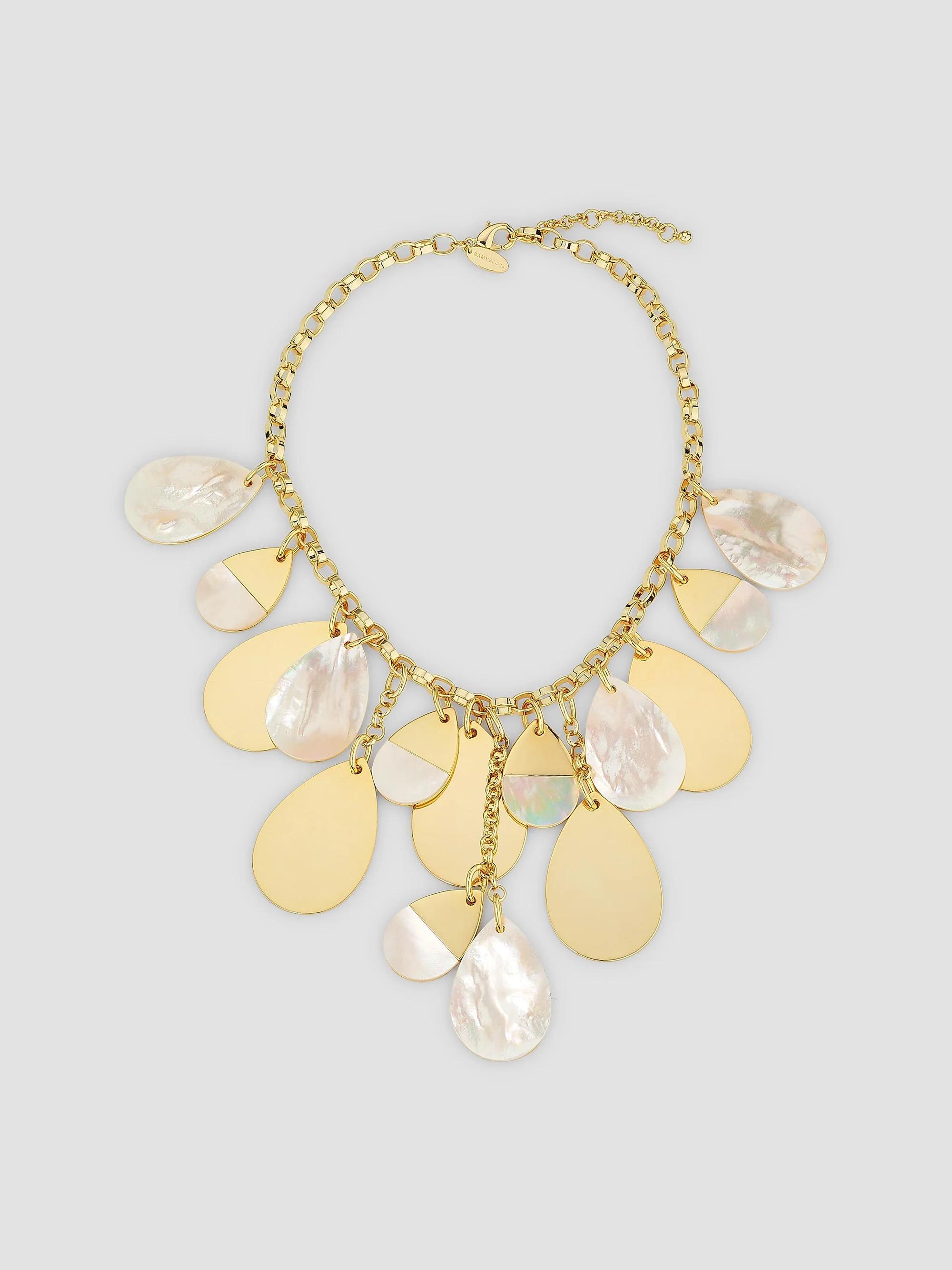Ramy Brook Women's Mother-Of-Pearl Karina Goldtone Charm Necklace - Mother Of Pearl