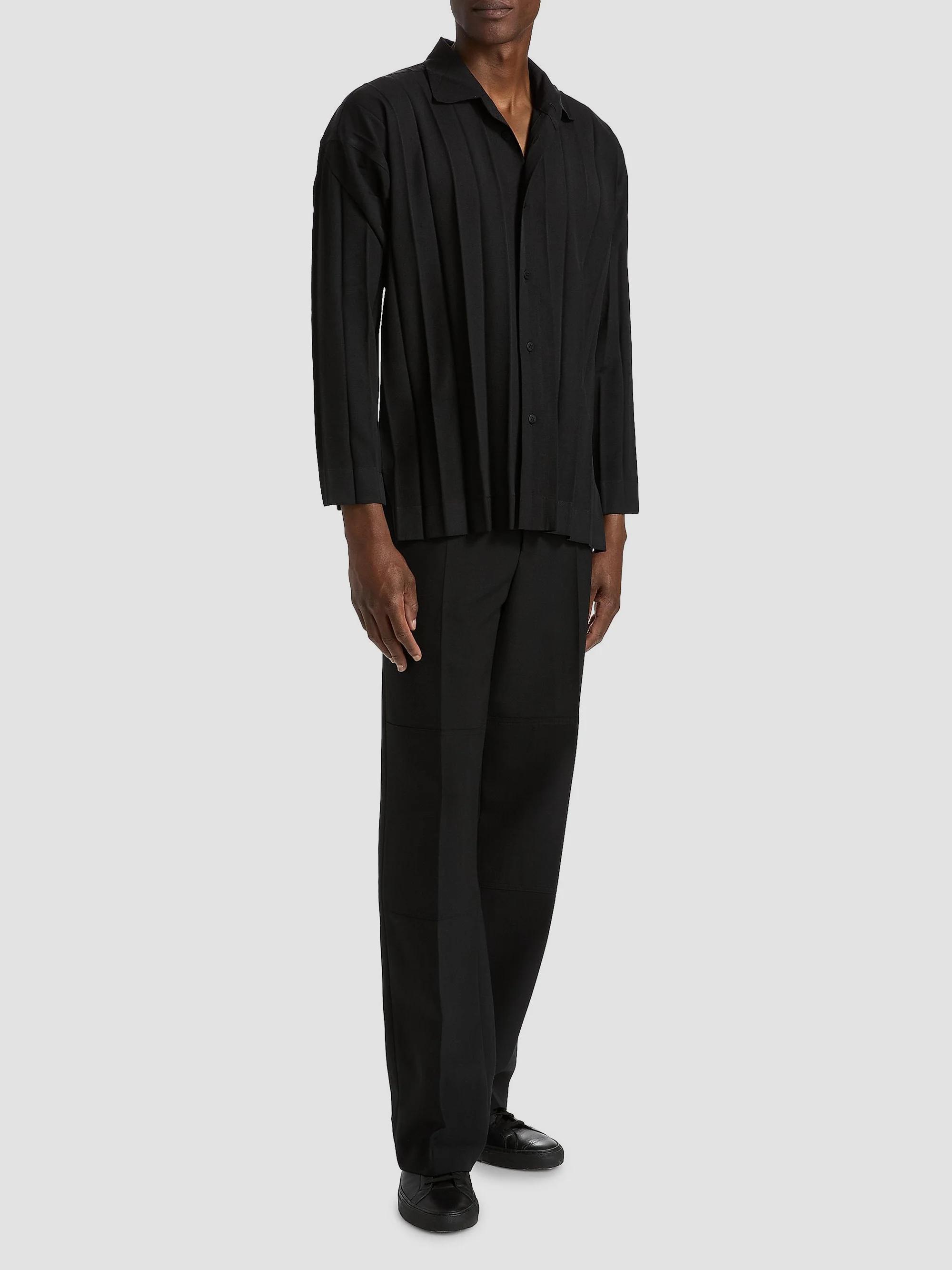 よ*く様 homme plisse issey miyake ノースリーブシャツ Homme Plissé Issey Miyake Edge Ensemble Hand-Pleated Shirt | Saks