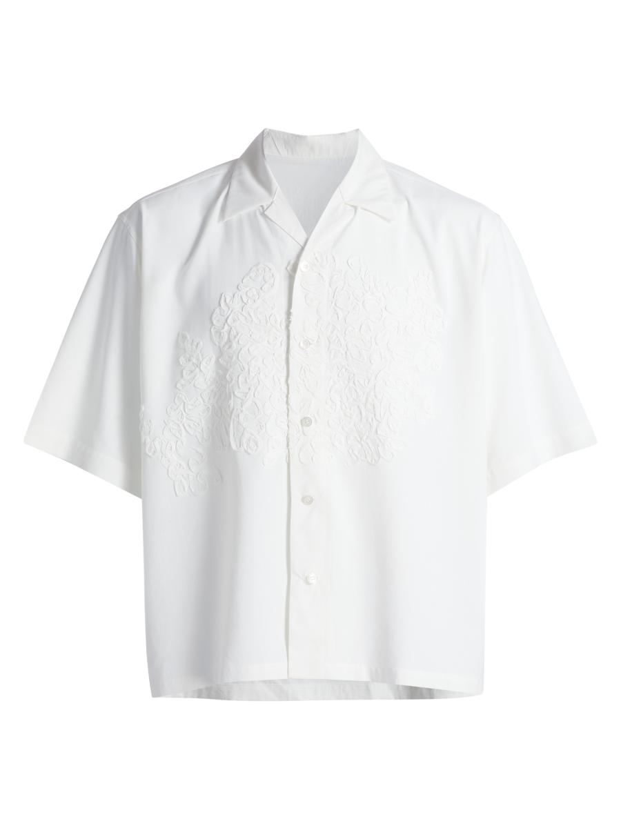 Homme Plissé Issey Miyake Embroidery Press Shirt | Saks Fifth Avenue