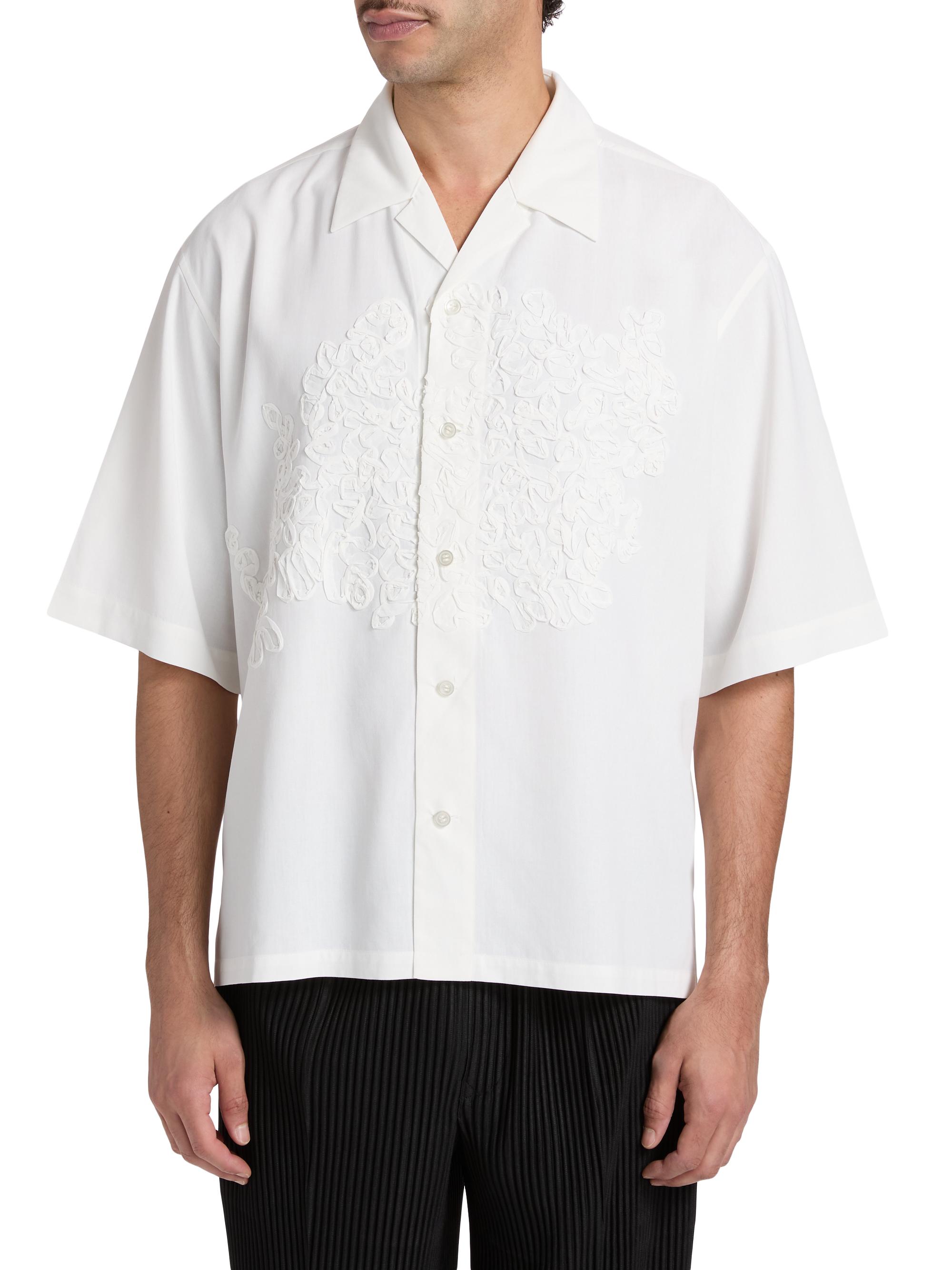 Homme Plissé Issey Miyake Embroidery Press Shirt | Saks Fifth Avenue