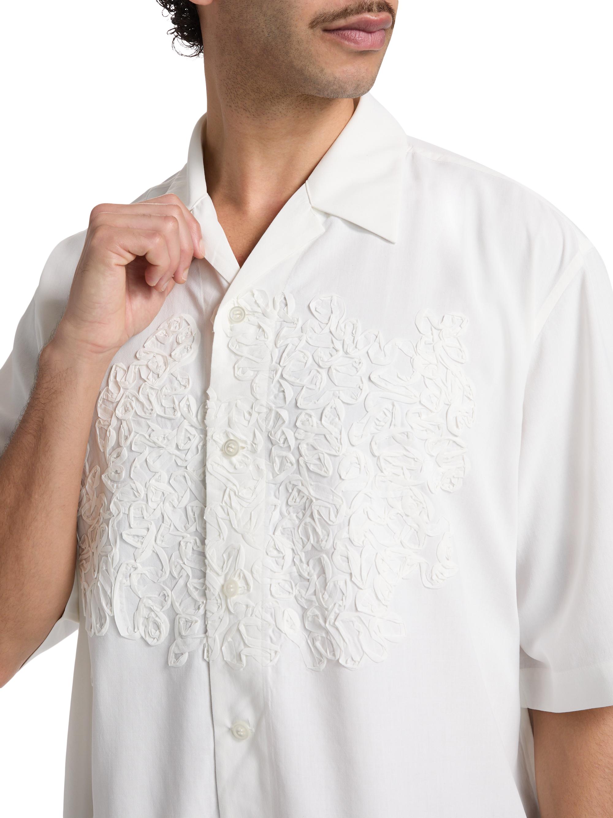 Homme Plissé Issey Miyake Embroidery Press Shirt | Saks Fifth Avenue