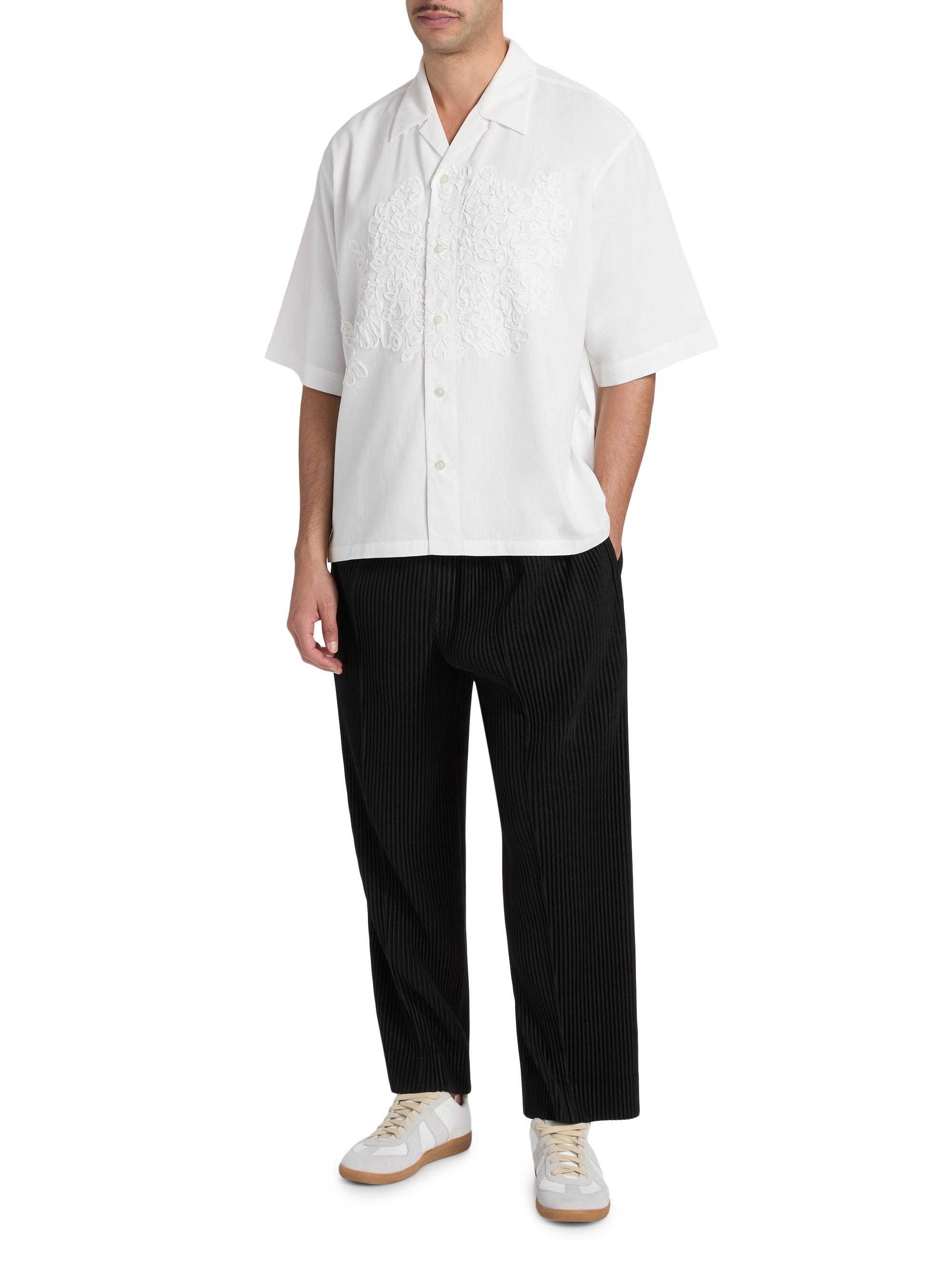 Homme Plissé Issey Miyake Embroidery Press Shirt | Saks Fifth Avenue
