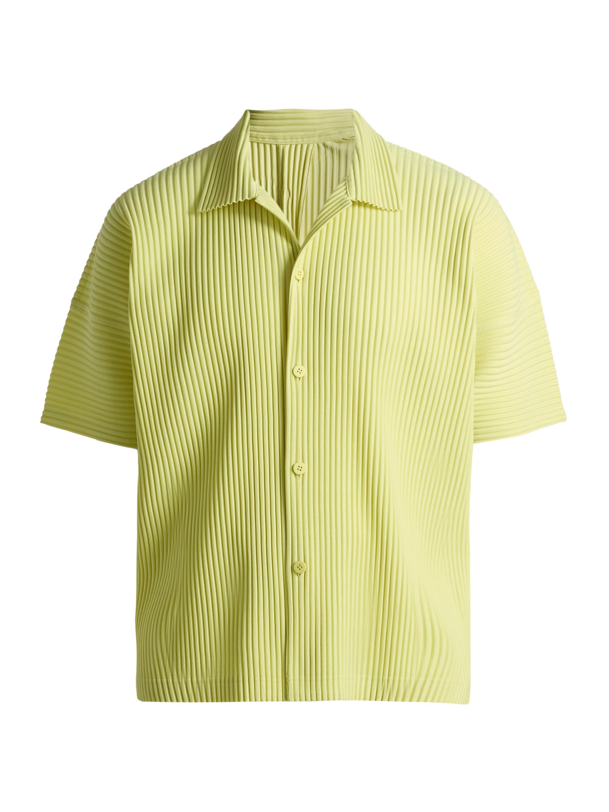 Homme Plissé Issey Miyake Men's Monthly Colors: May Knit Shirt - Black