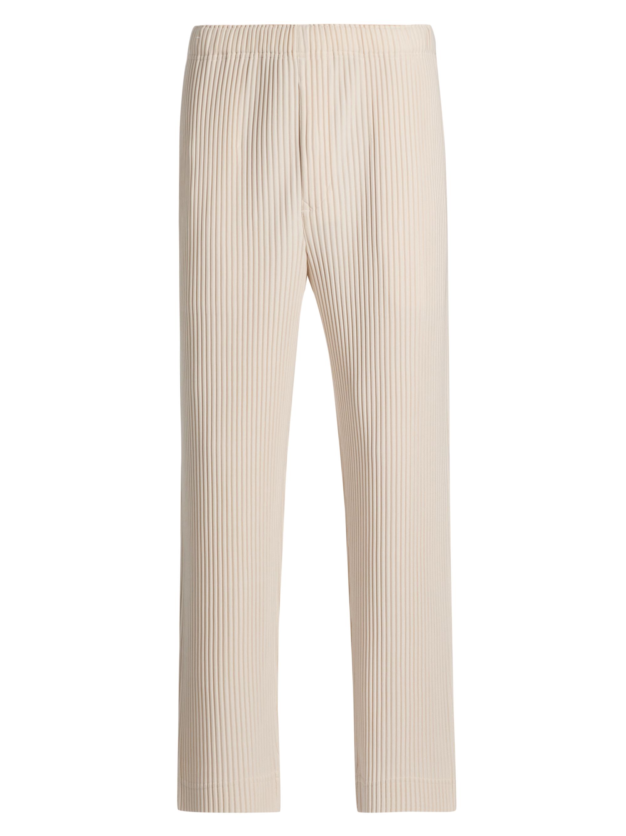 Homme Plissé Issey Miyake Men's Monthly Colors: April Trousers - Duomo Beige