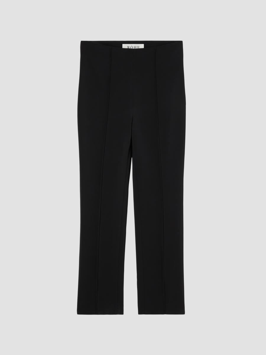 Rohe Women's Straight-leg Ankle Cigarette Trousers In Black