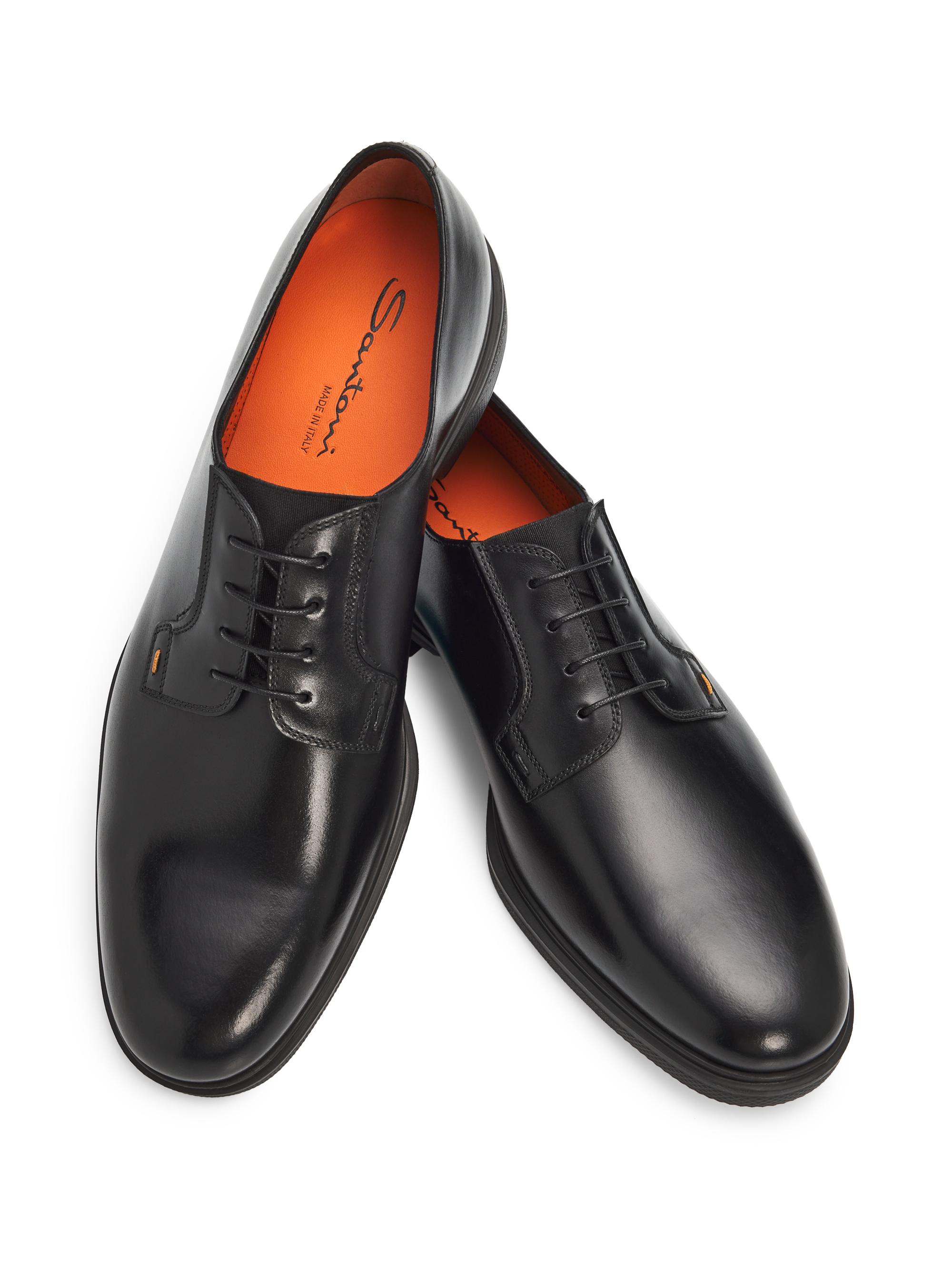 Santoni Easy Revolve Leather Oxfords | Saks Fifth Avenue