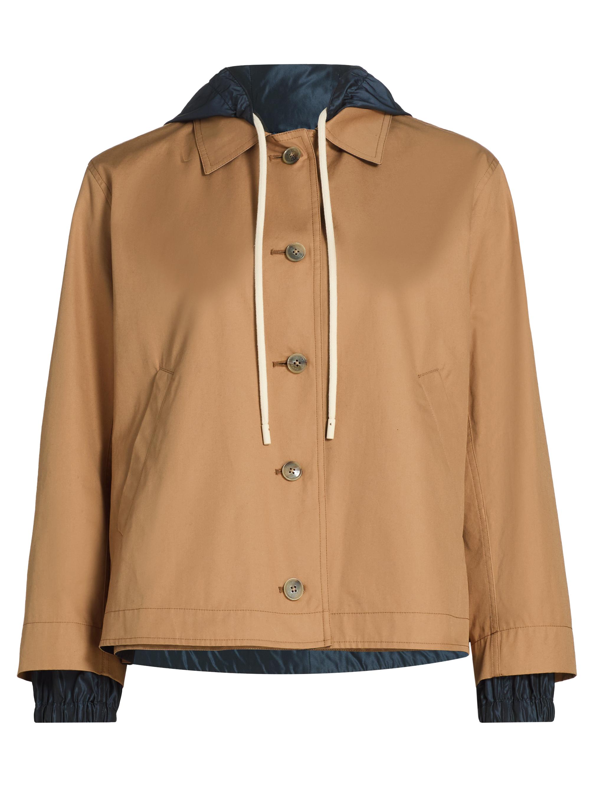 Herno Women's Cotton & Techno Taffeta Reversible Jacket - Camel