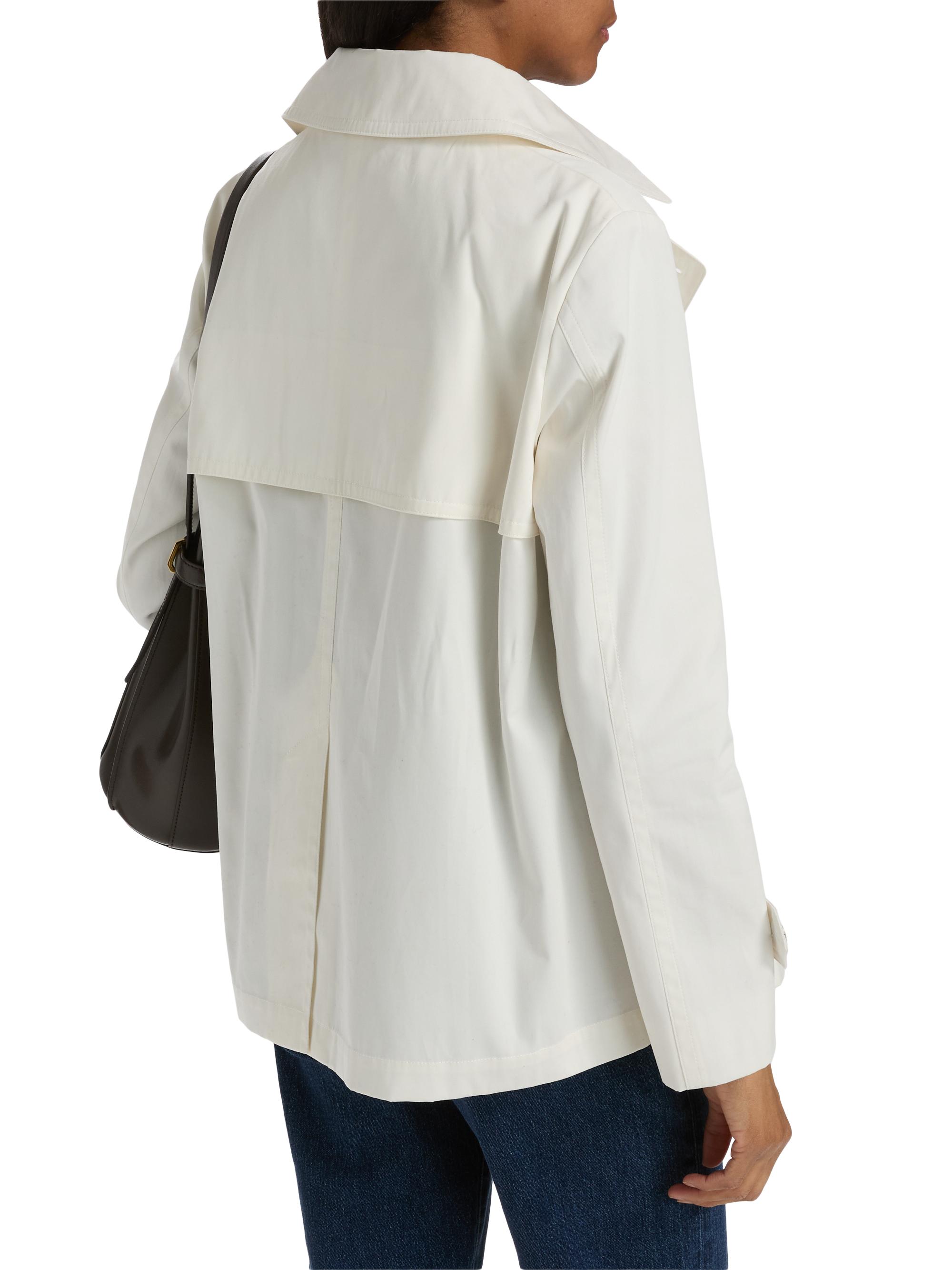 Herno Hooded Cotton Short Trench Coat | Saks Fifth Avenue