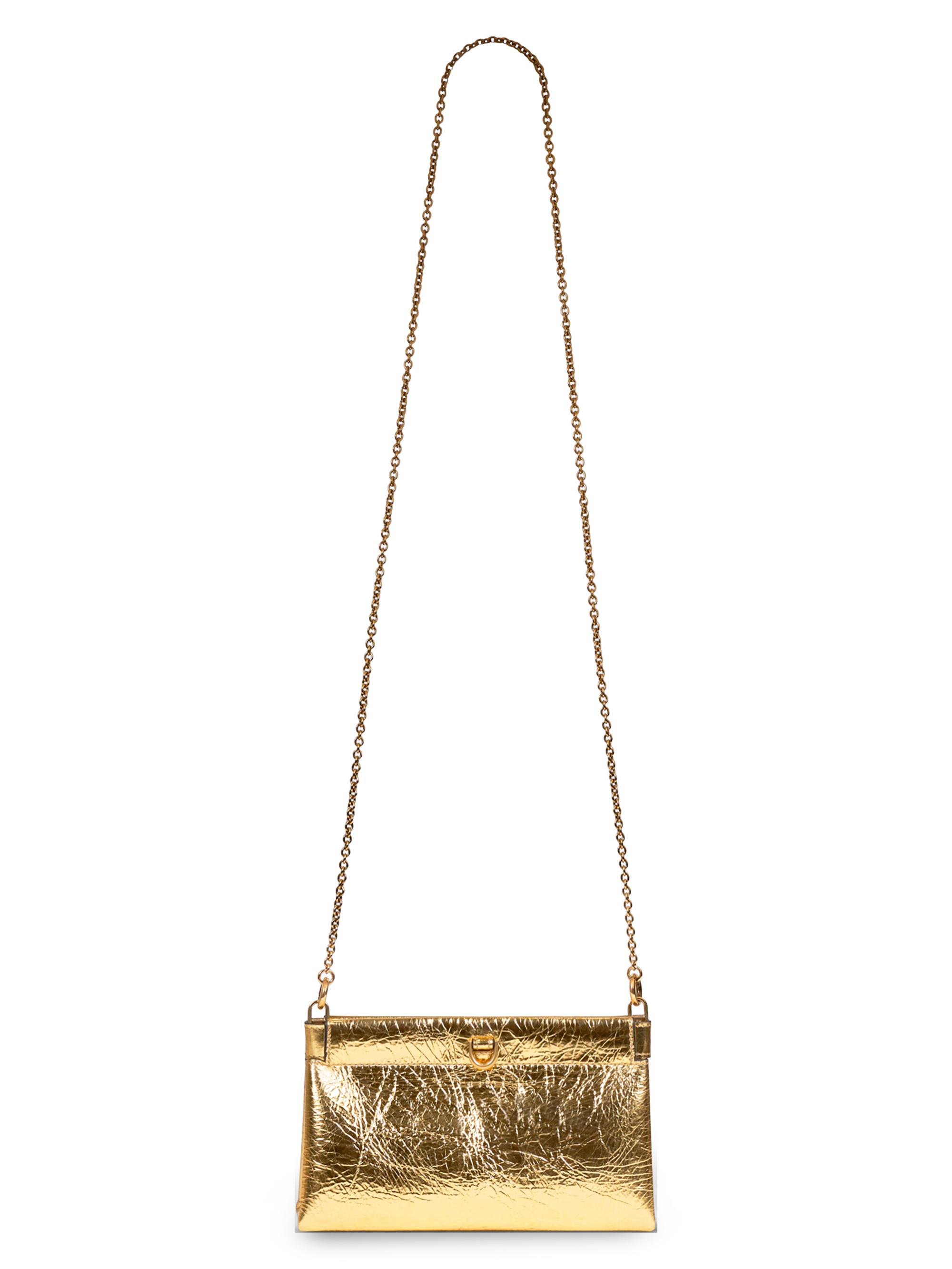 Etro Women's Metallic Leather Clutch - Oro