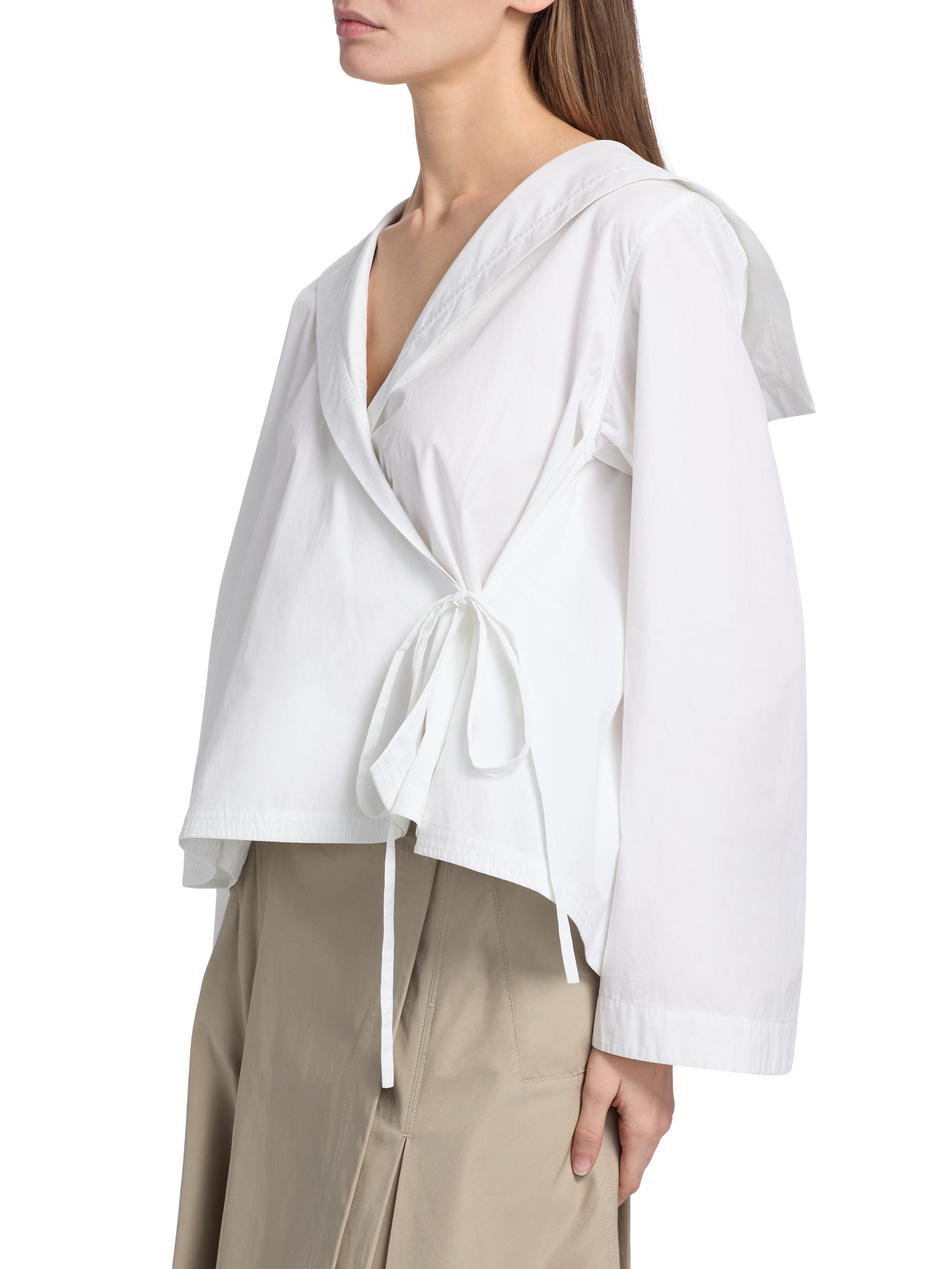 3.1 Phillip Lim Sailor Cotton Wrap Shirt | Saks Fifth Avenue