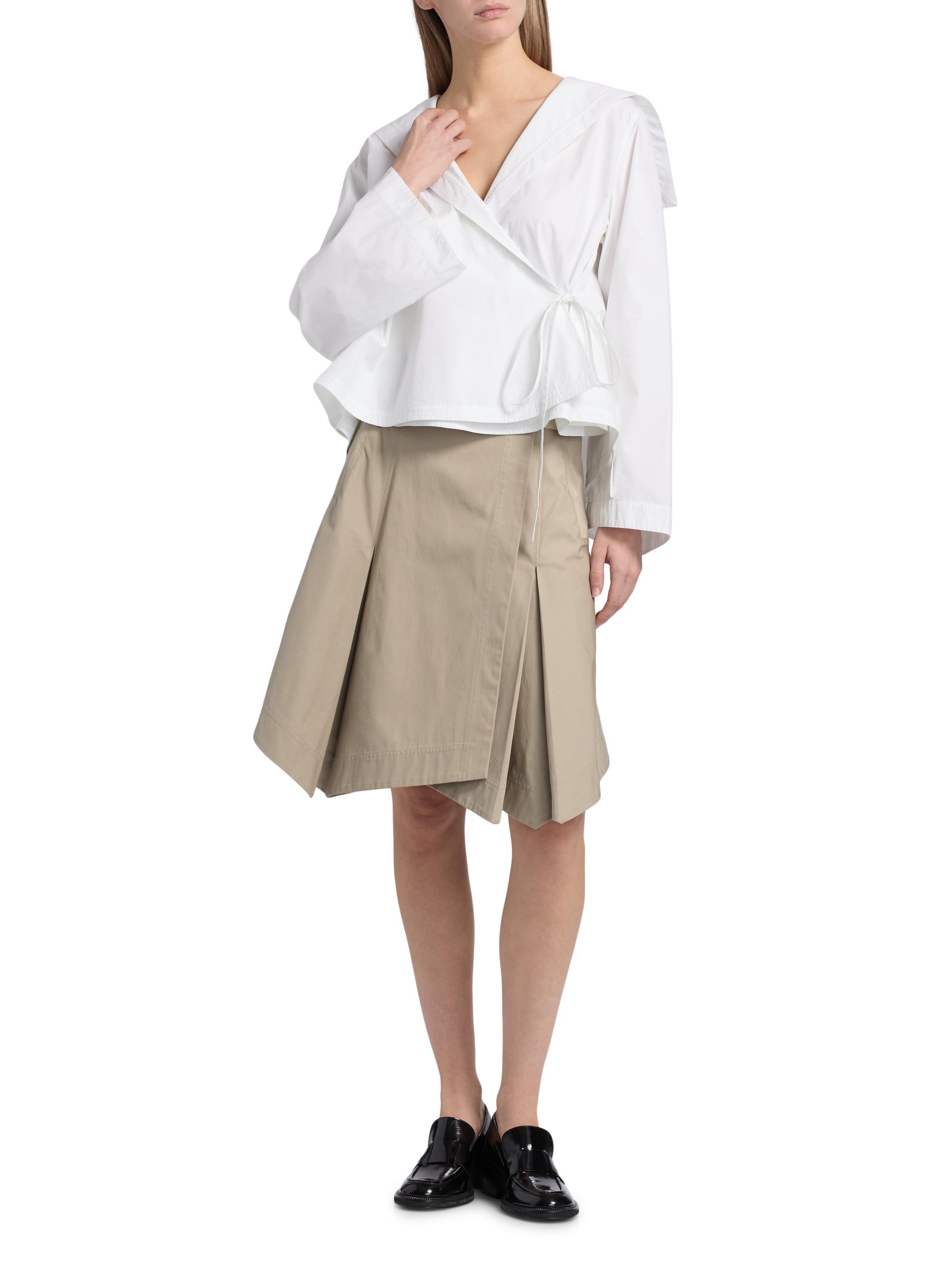 3.1 Phillip Lim Sailor Cotton Wrap Shirt | Saks Fifth Avenue