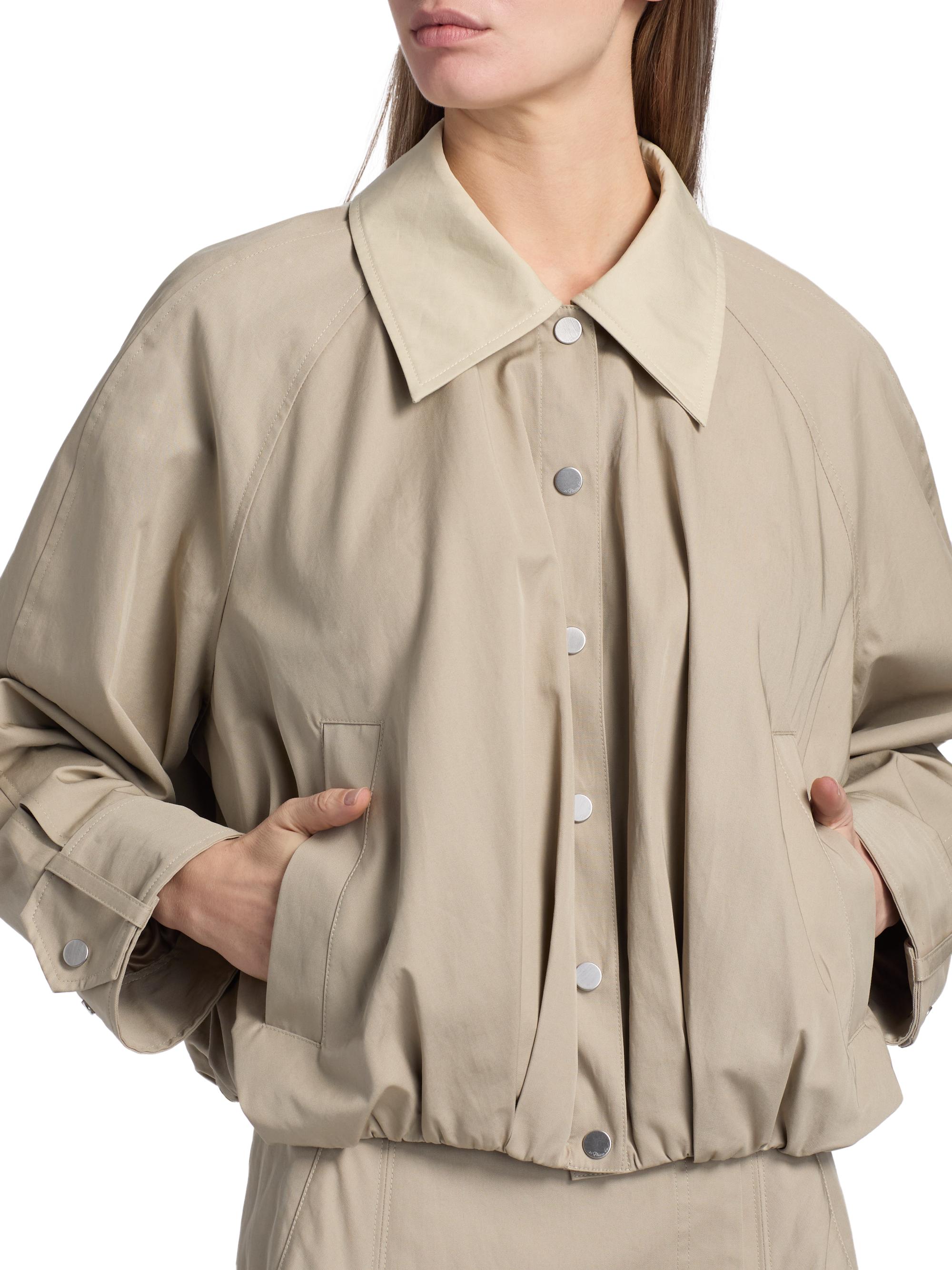 3.1 Phillip Lim Snap Front Blouson Bomber Jacket | Saks Fifth Avenue