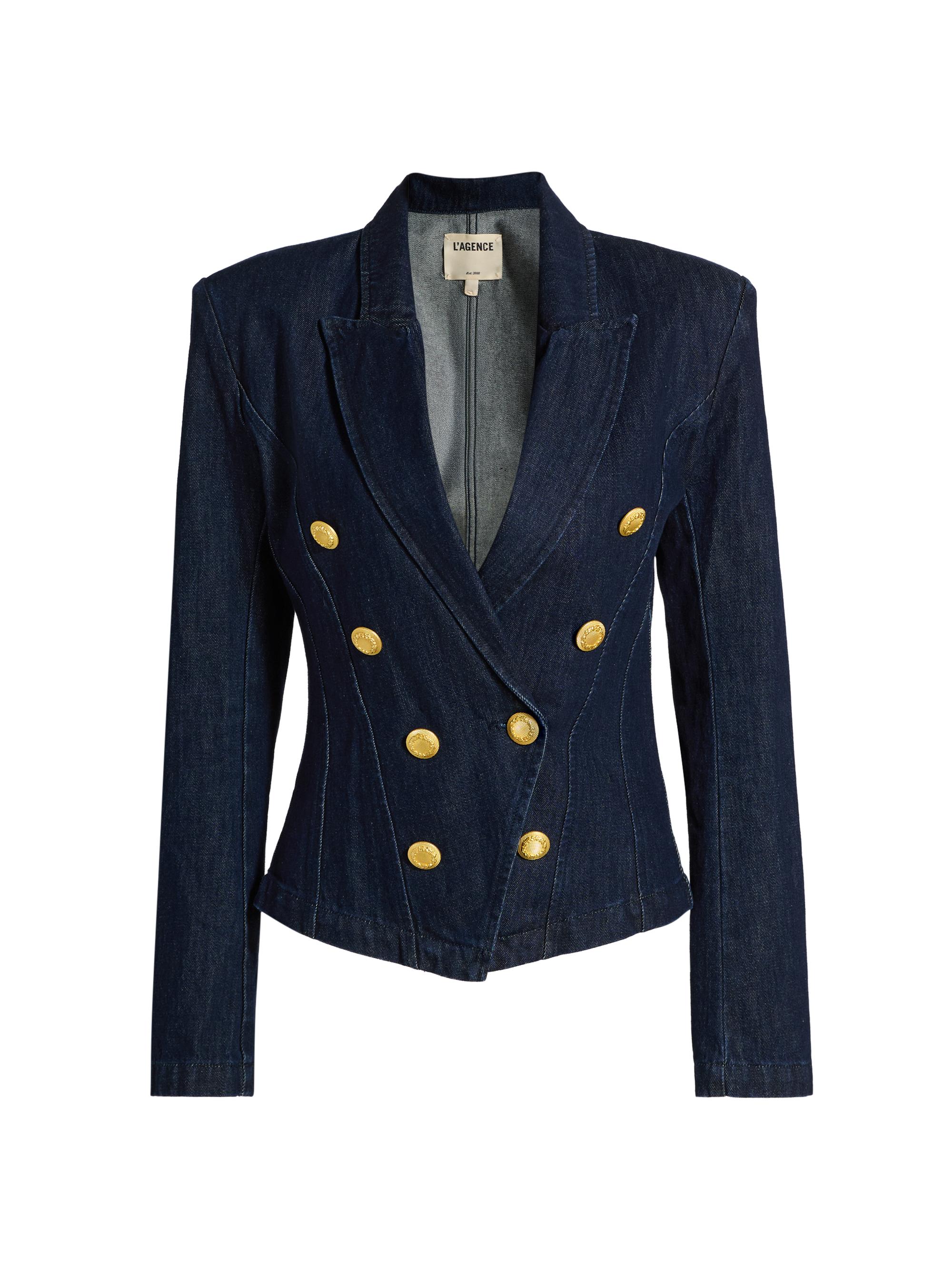 Emerson Denim Structured Blazer