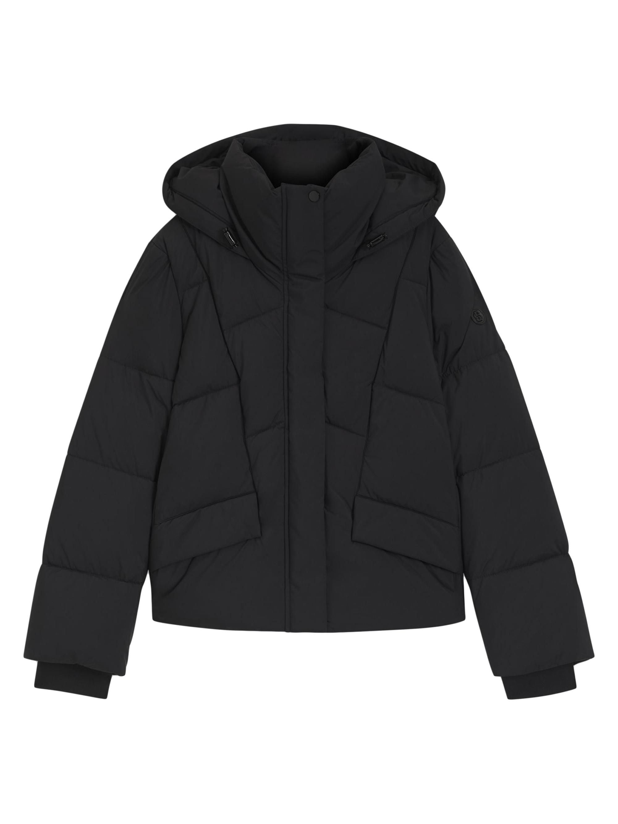 BOSS Women's Piping-Detail Jacket with Padding - Black