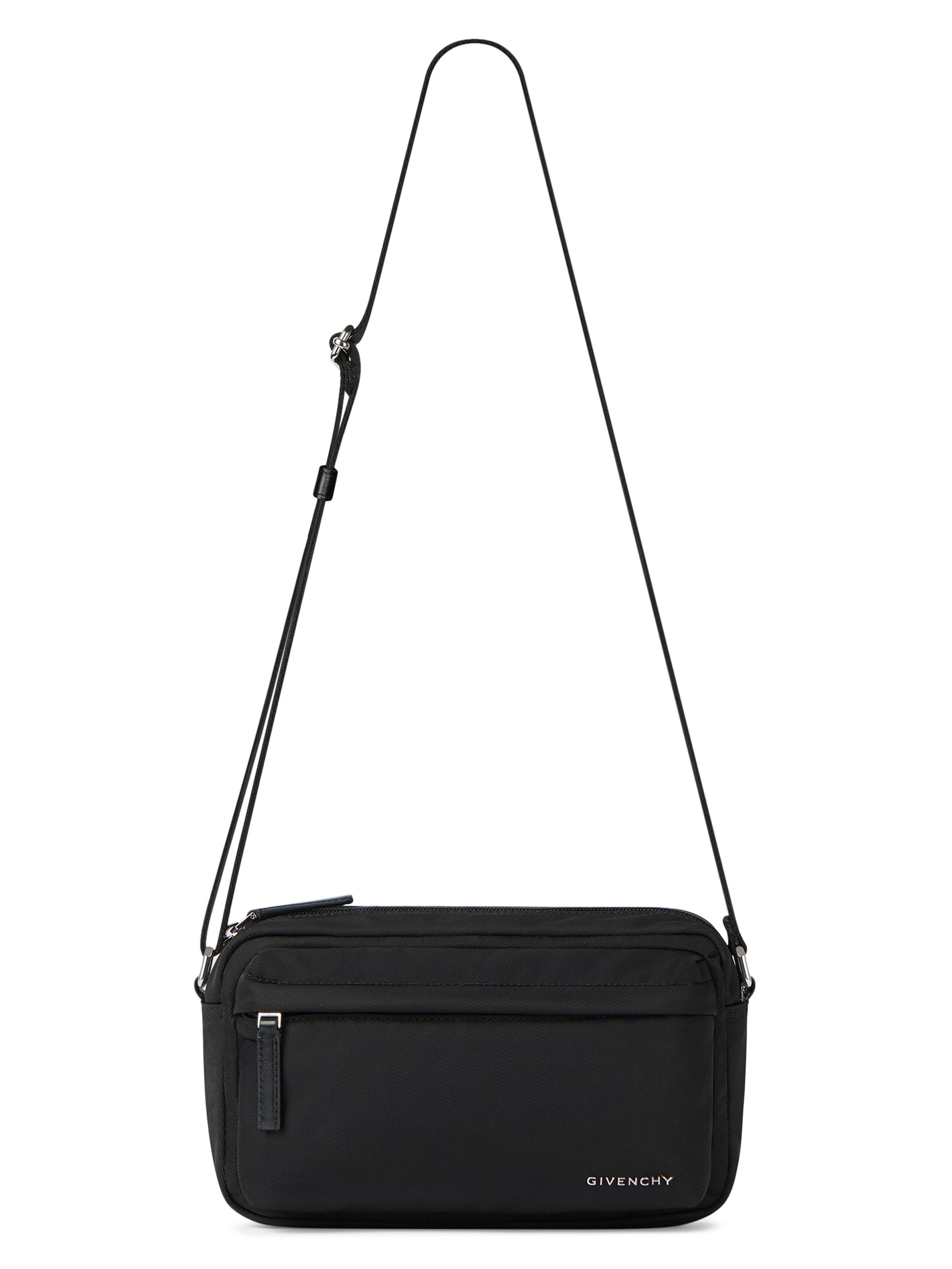 Givenchy Men's Essential U Crossbody Bag in Nylon - Black