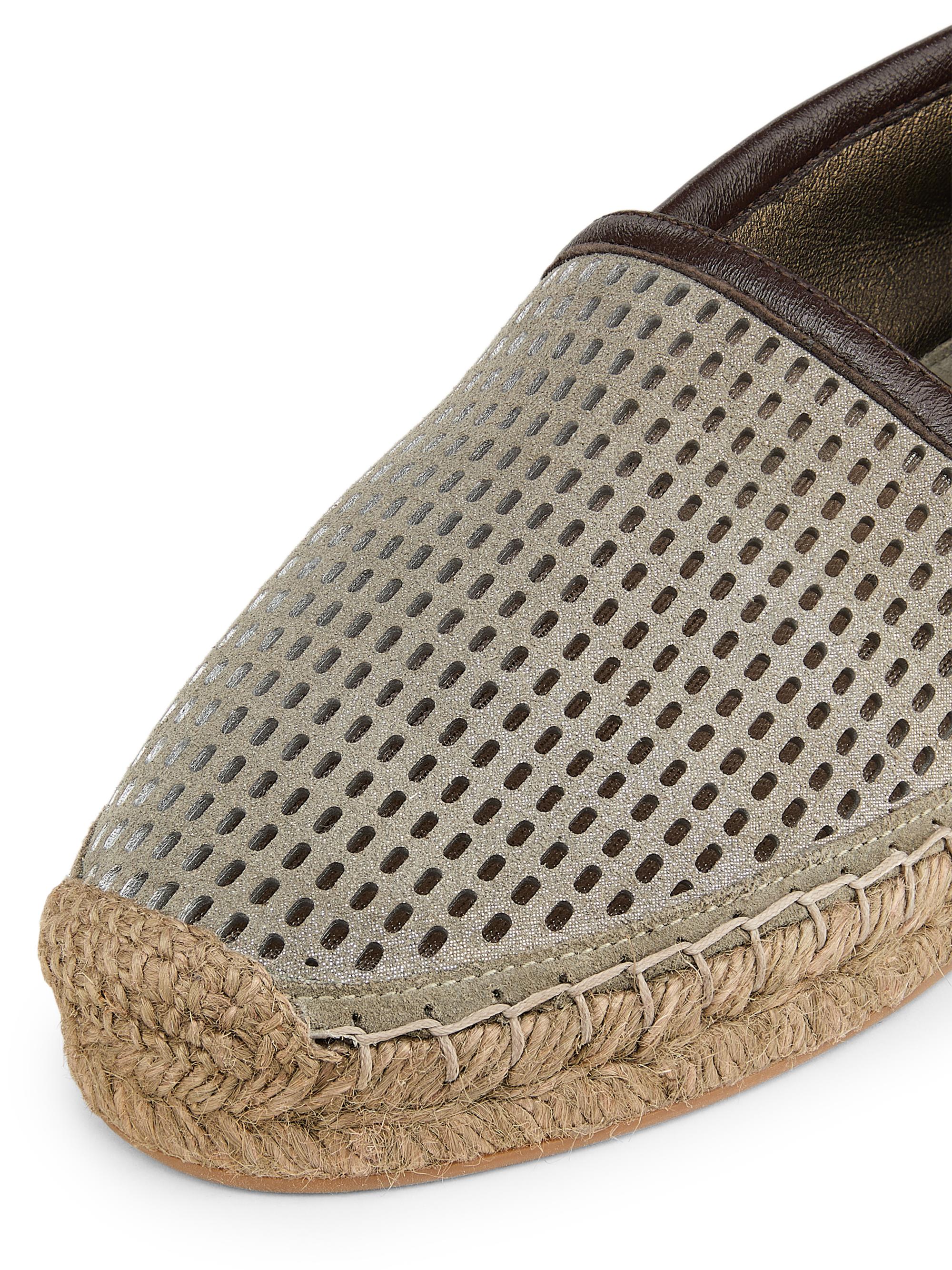 Brunello Cucinelli Textured Suede Espadrilles | Saks Fifth Avenue