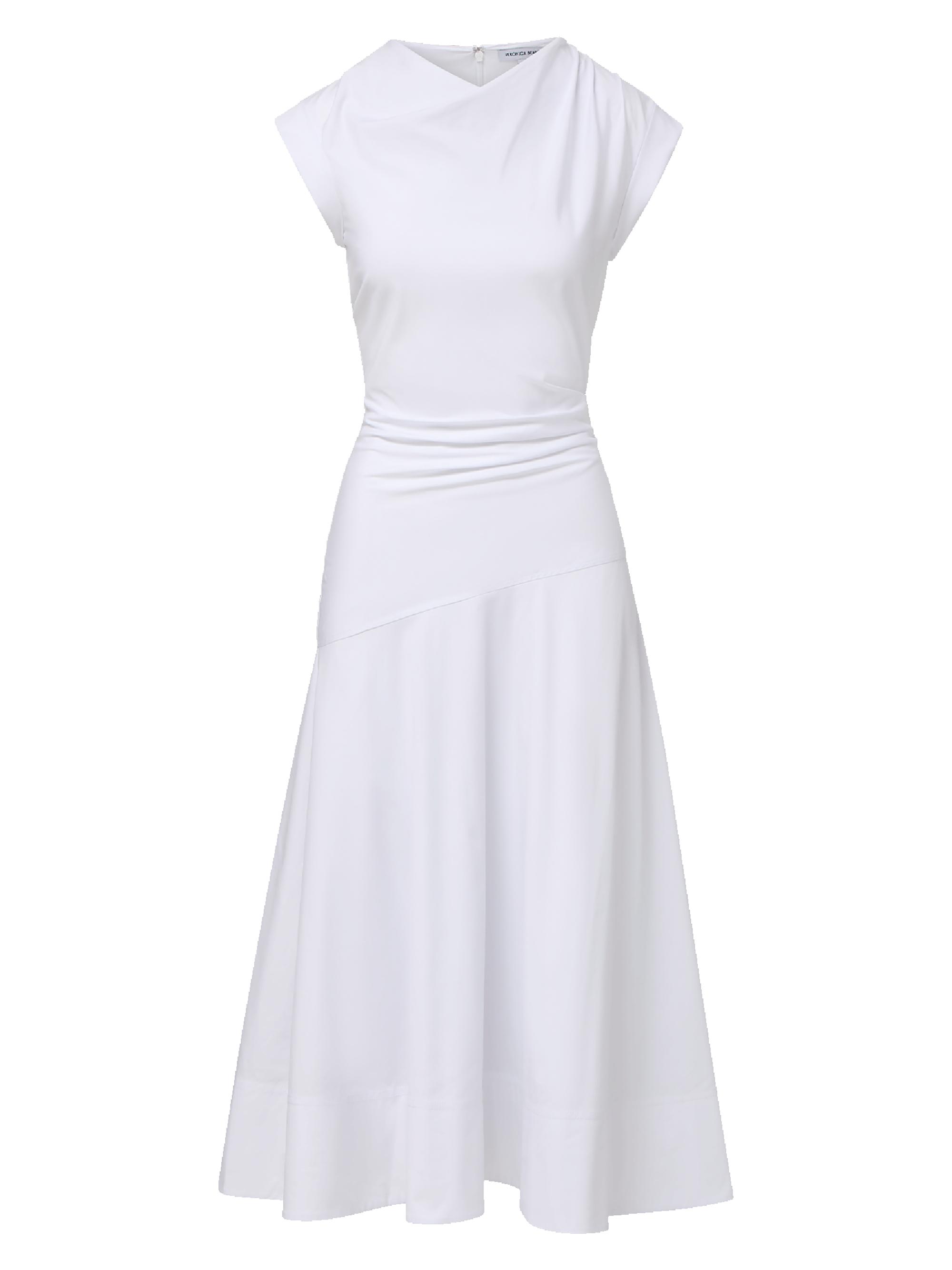 Veronica Beard Aven Eyelet Midi Dress | White | Size 12