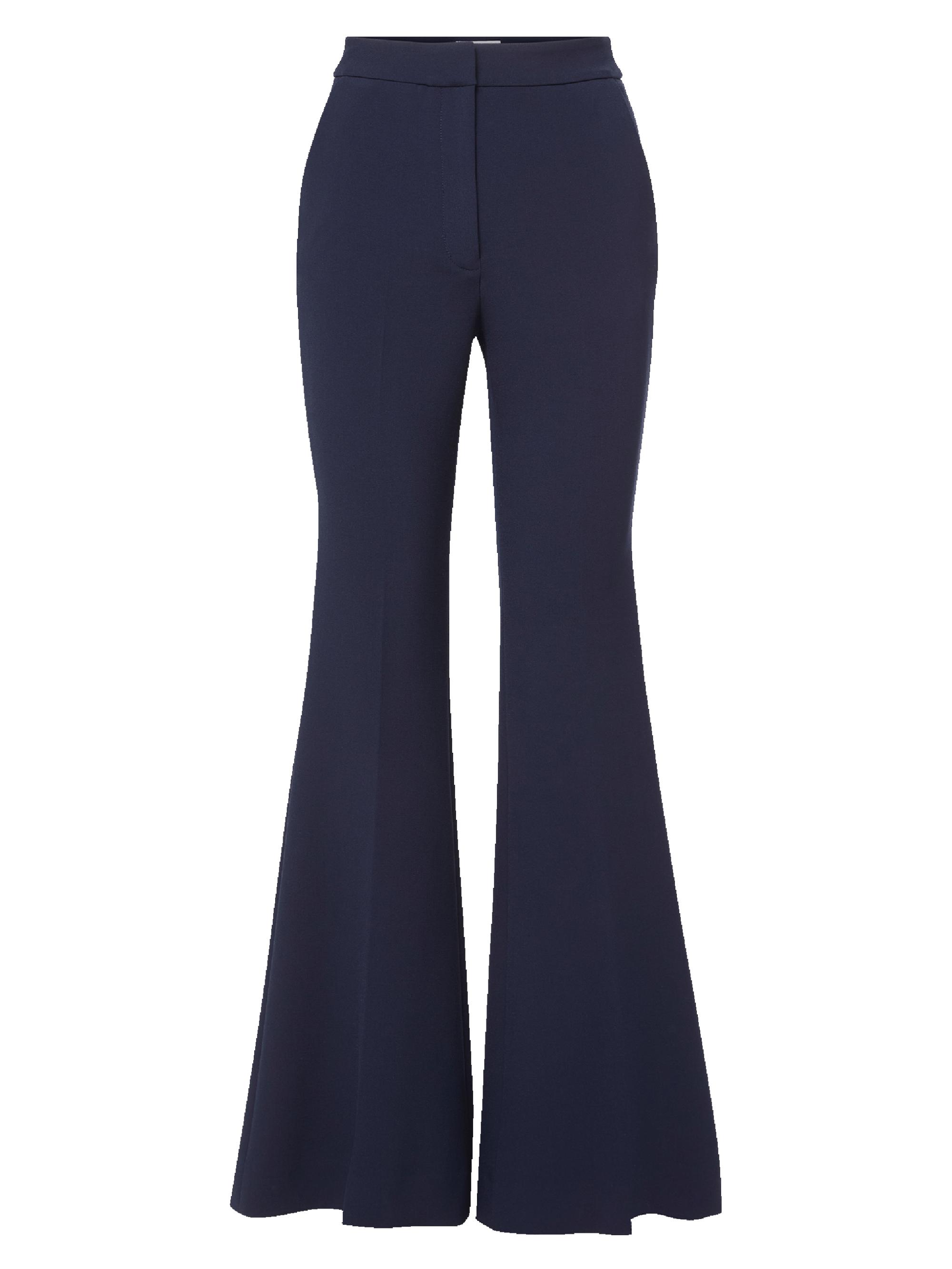 Veronica Beard Women's Arden High-Rise Bootcut Pants - Navy | Thumbnail 8