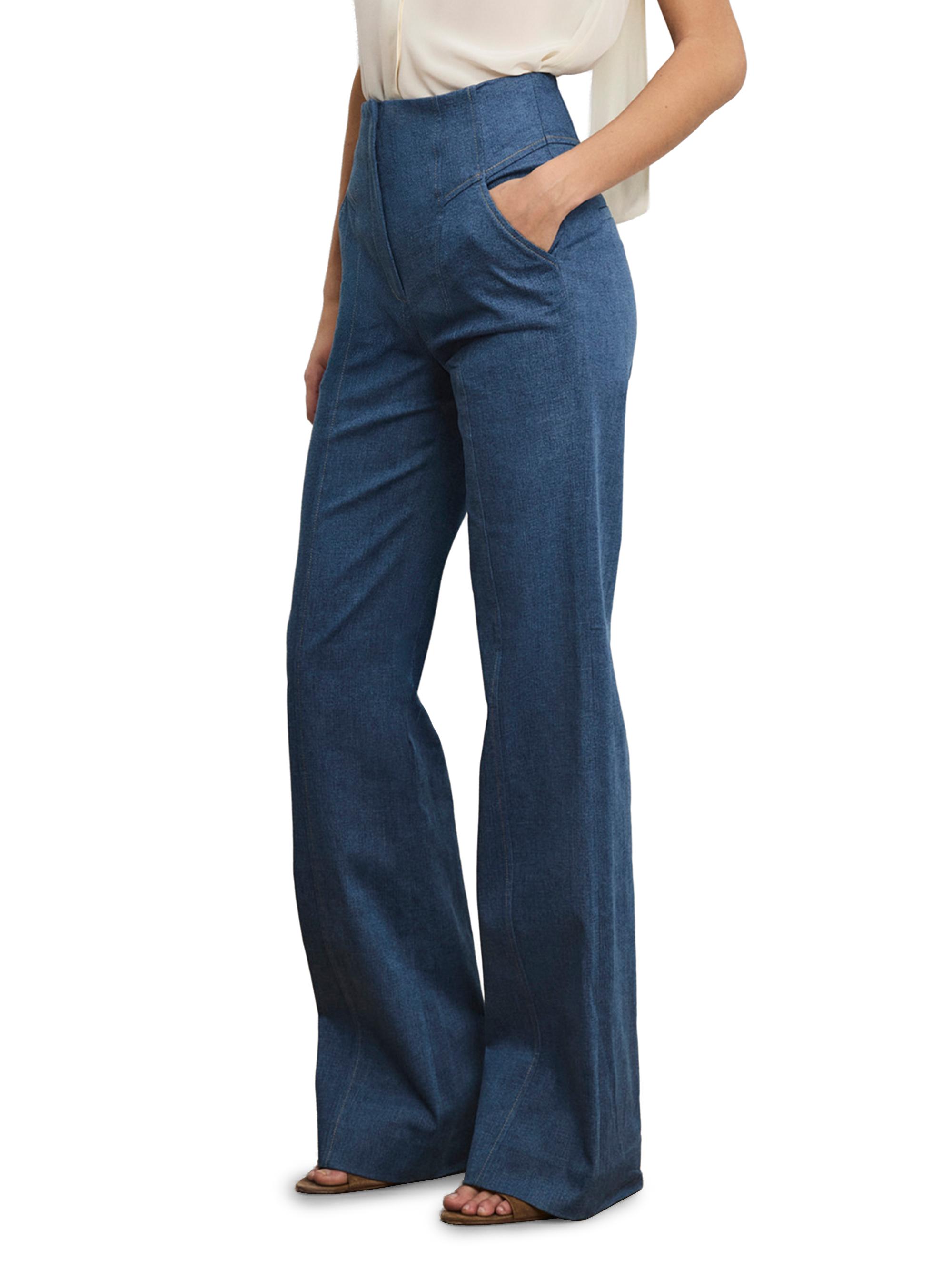 Veronica Beard Frenkle Cotton-Blend Bootcut Pants | Saks Fifth Avenue
