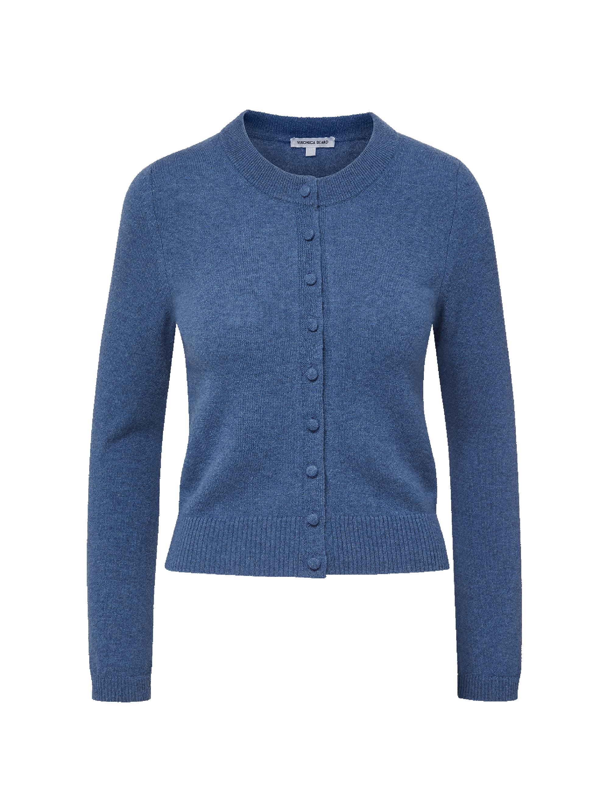 Veronica Beard Christina Fair Isle-Style Alpaca-Blend Cardigan