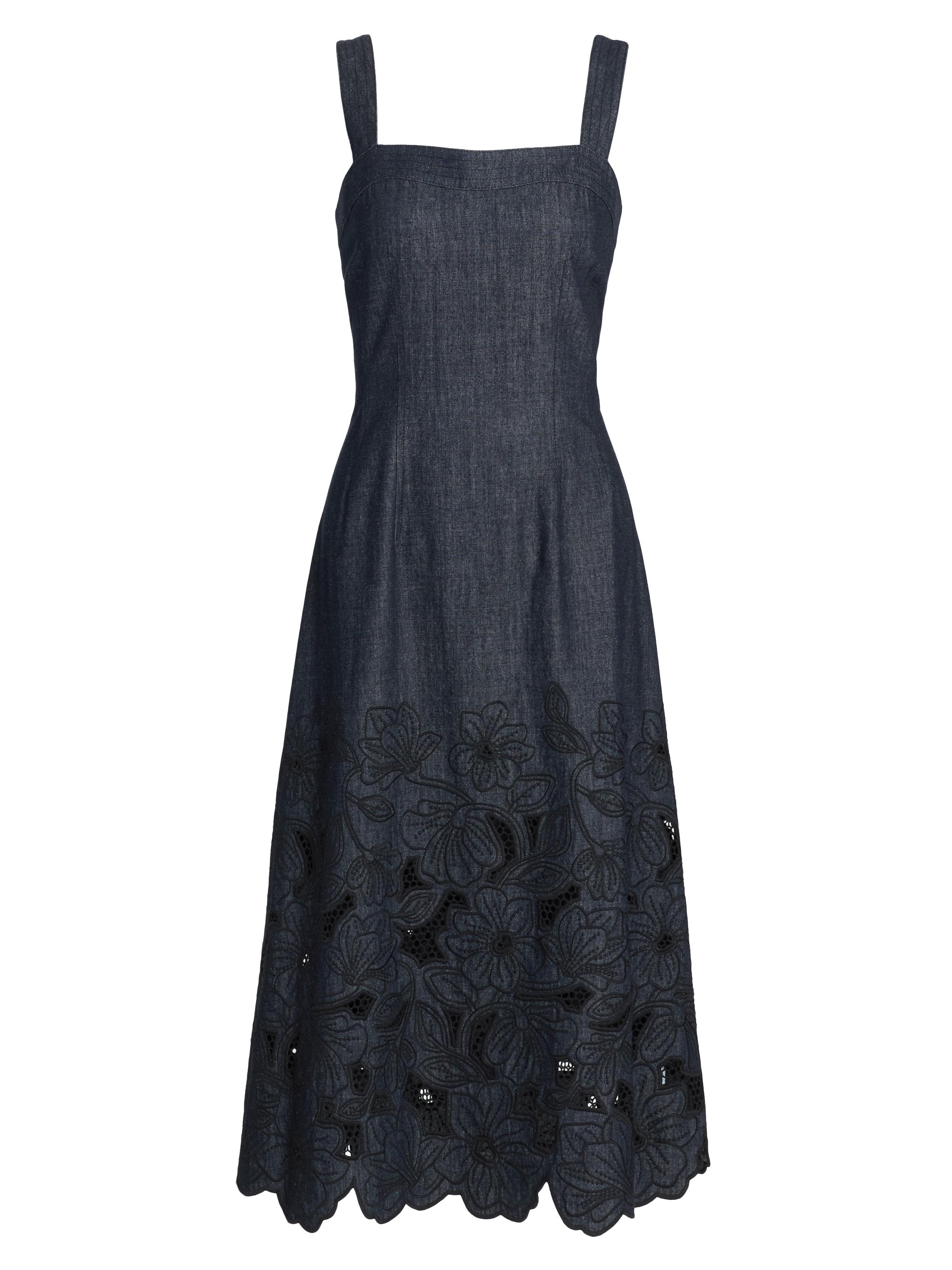 Polo Ralph Lauren Denim Halter Midi-Dress | Saks Fifth Avenue