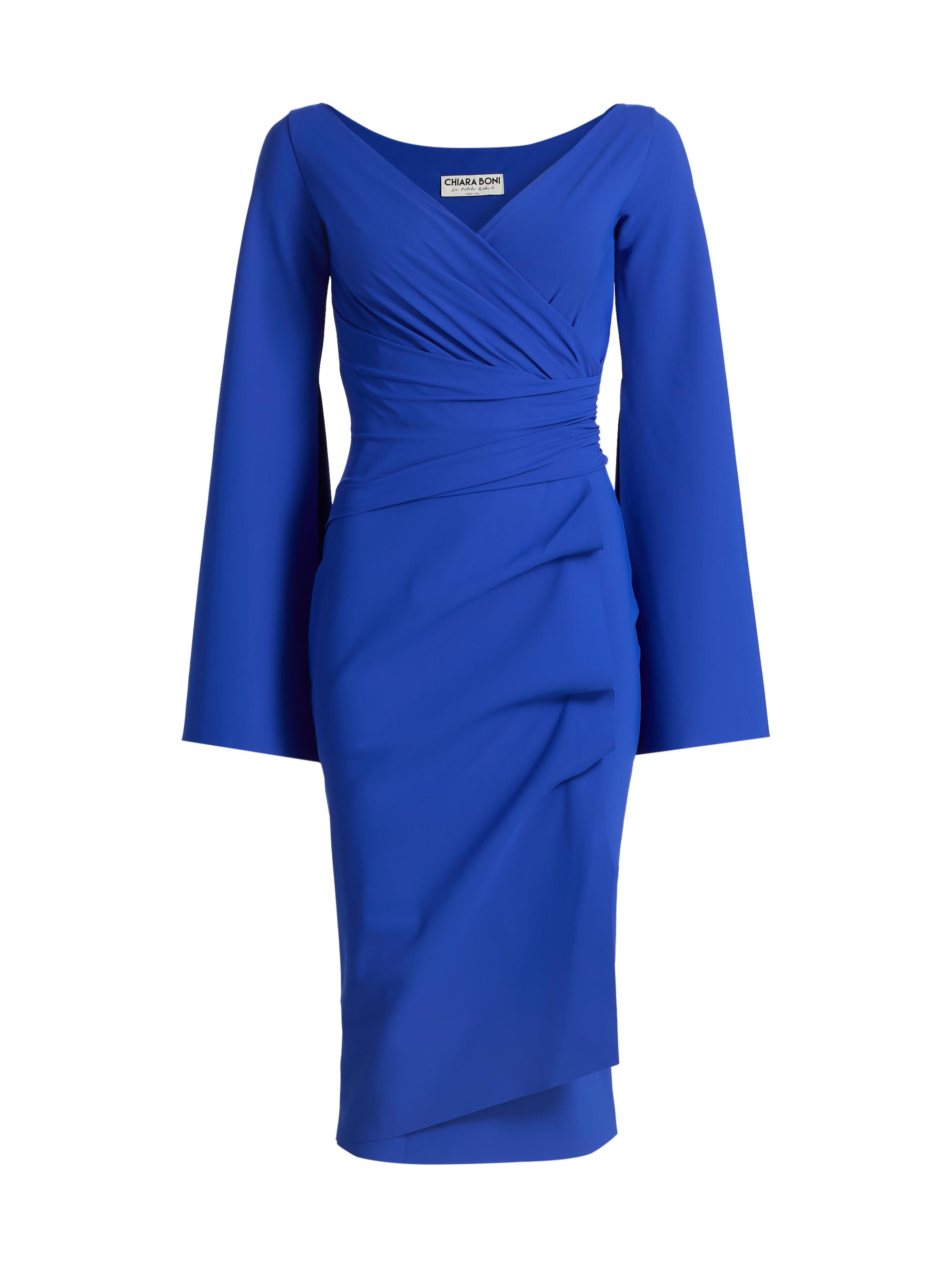 Chiara Boni La Petite Robe Isoshi Cape Sleeve Cocktail Dress | Saks Fifth  Avenue