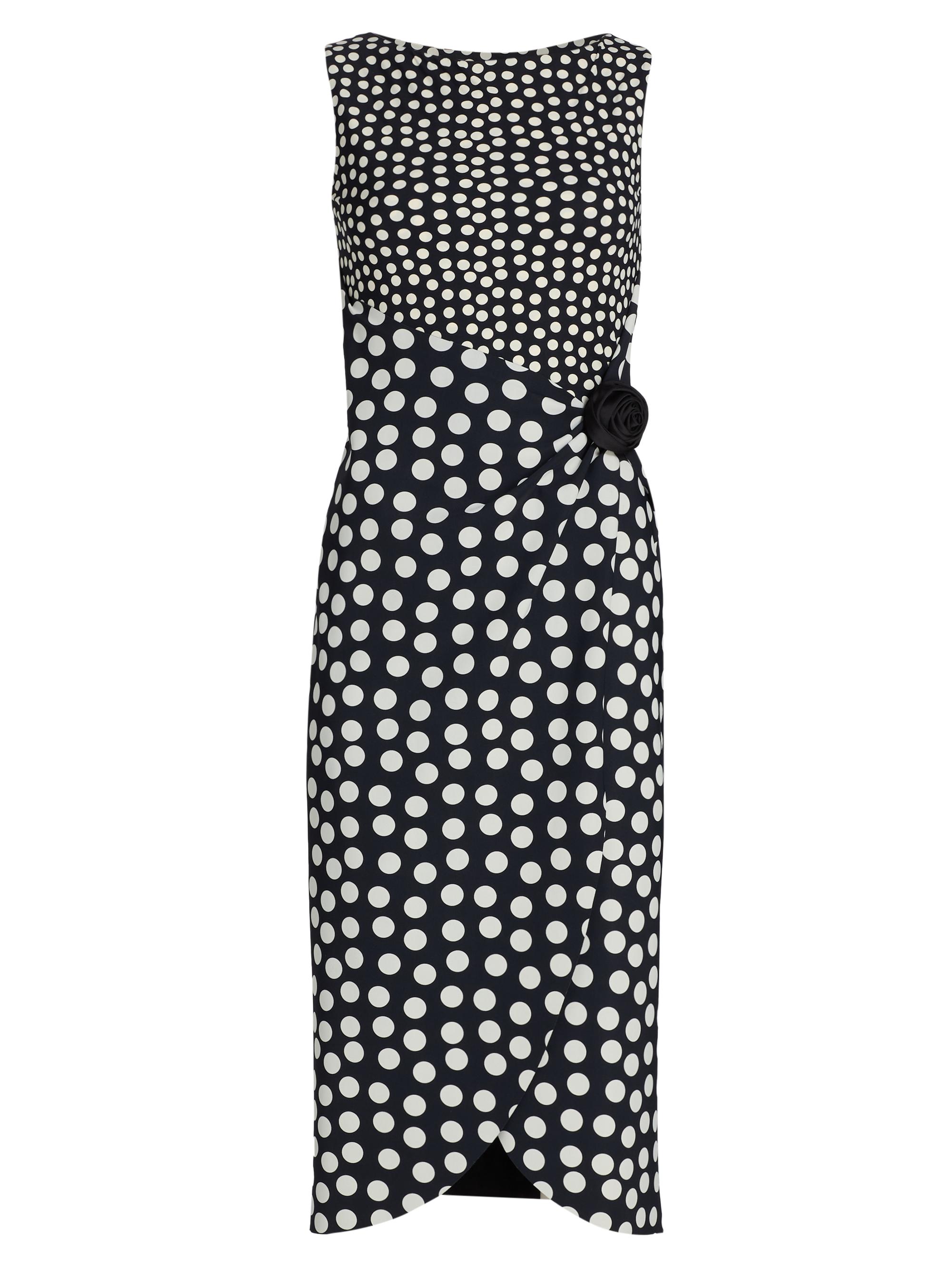 Chiara Boni La Petite Robe Women's Gekan Rose Appliqué Jersey Dress - Bette Black