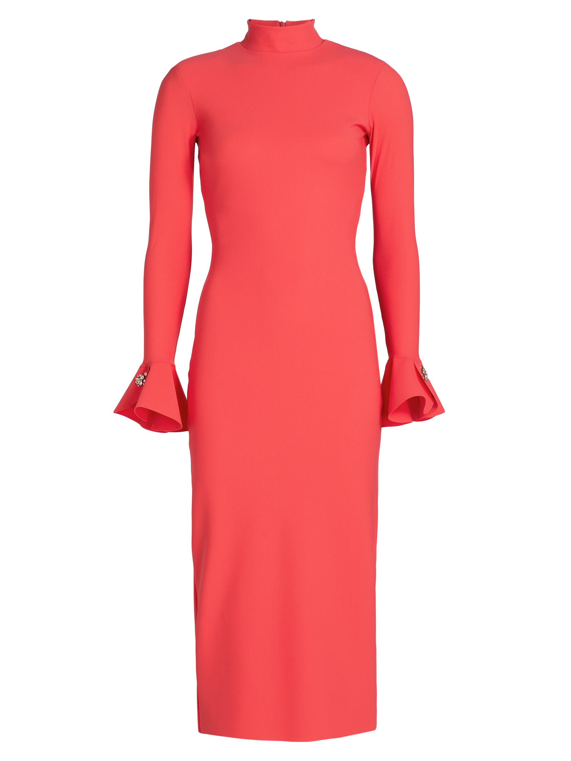 knee length dresses for ladies Farrow Long Sleeve Midi Dress main image 0