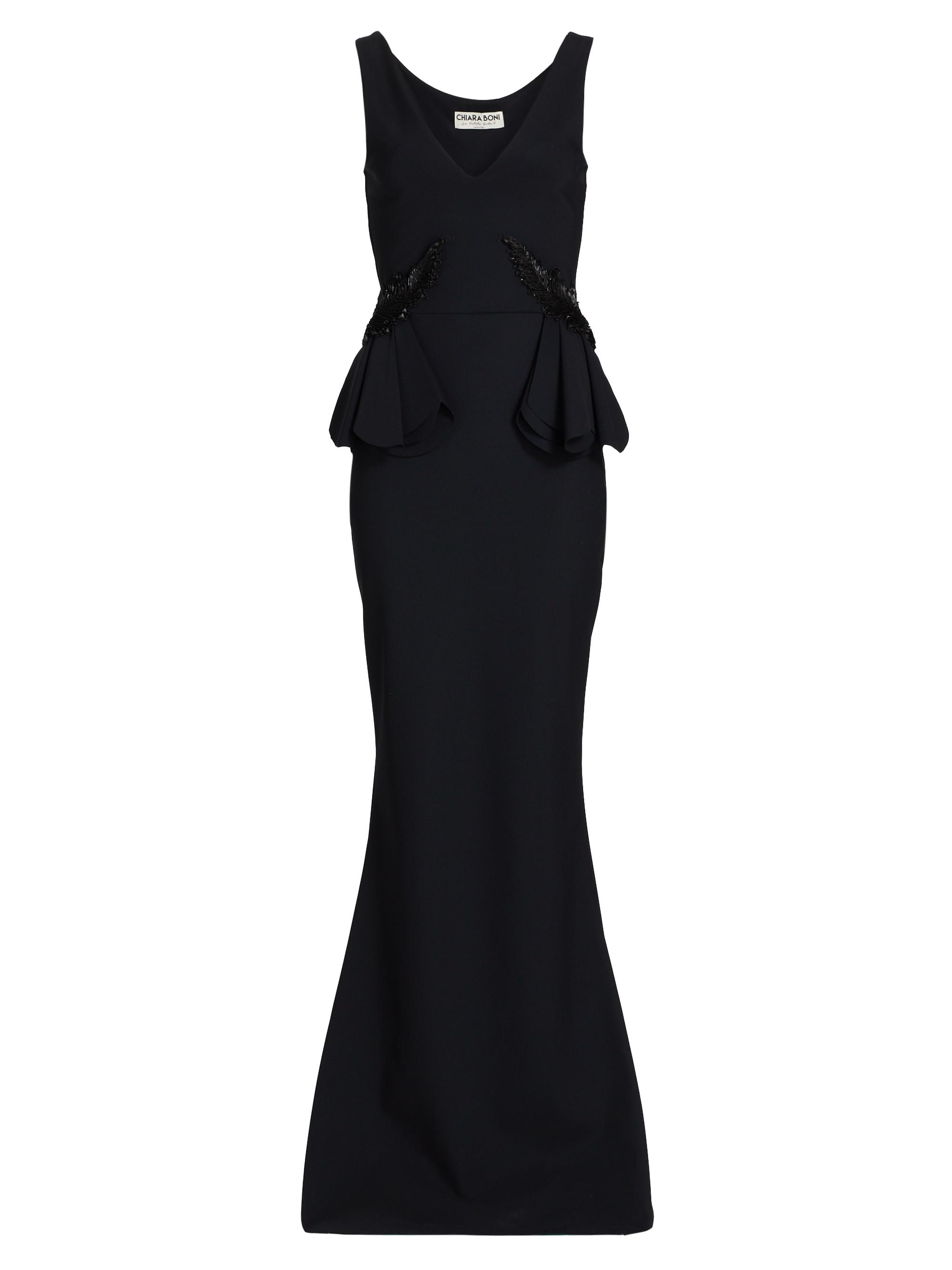 Chiara Boni La Petite Robe Women's Nawa Embellished Jersey Gown - Black