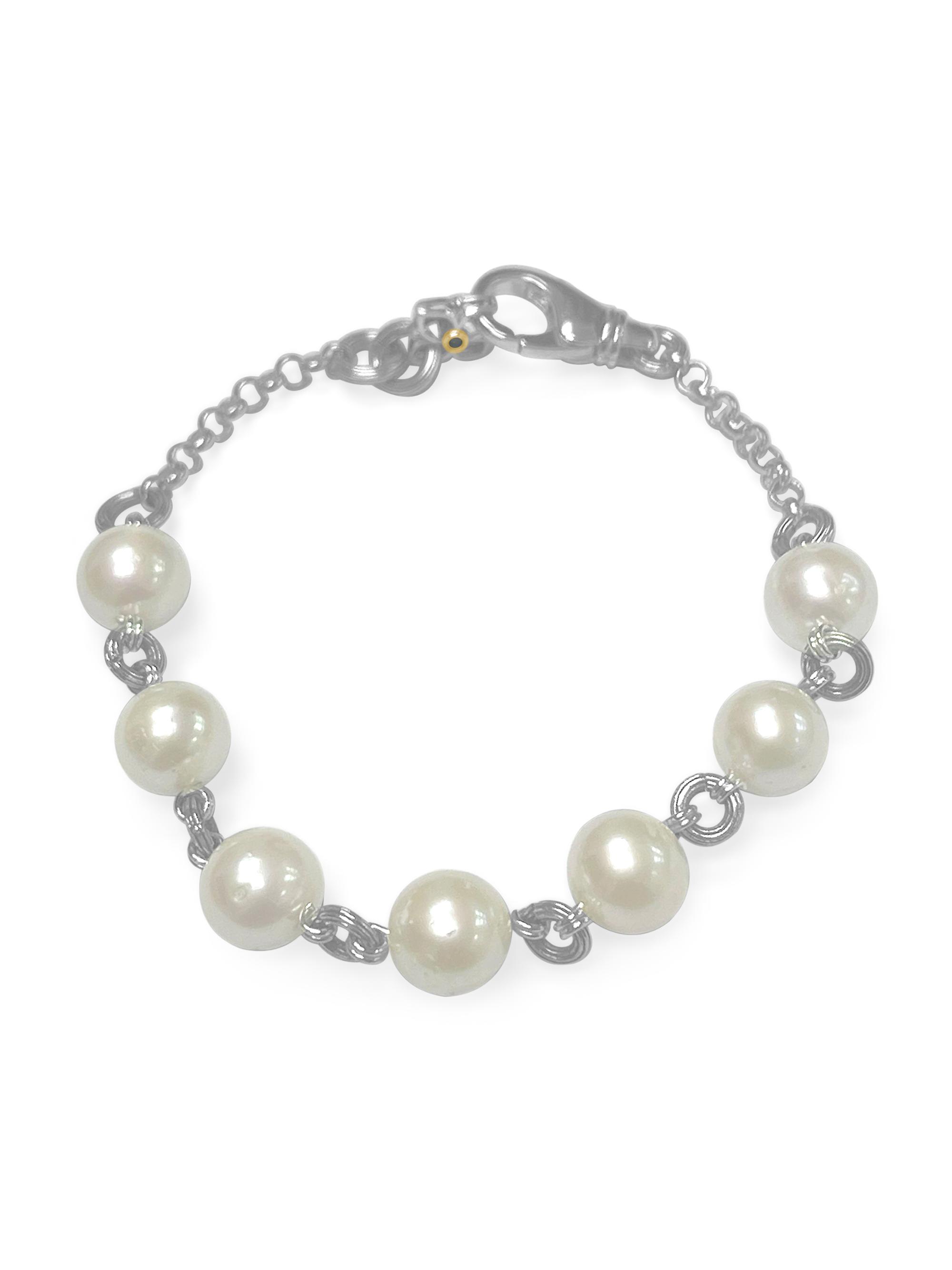 Stephen Dweck Women's Pearlicious Sterling Silver, 18K Yellow Gold & Multi-Gemstone Bracelet - Silver