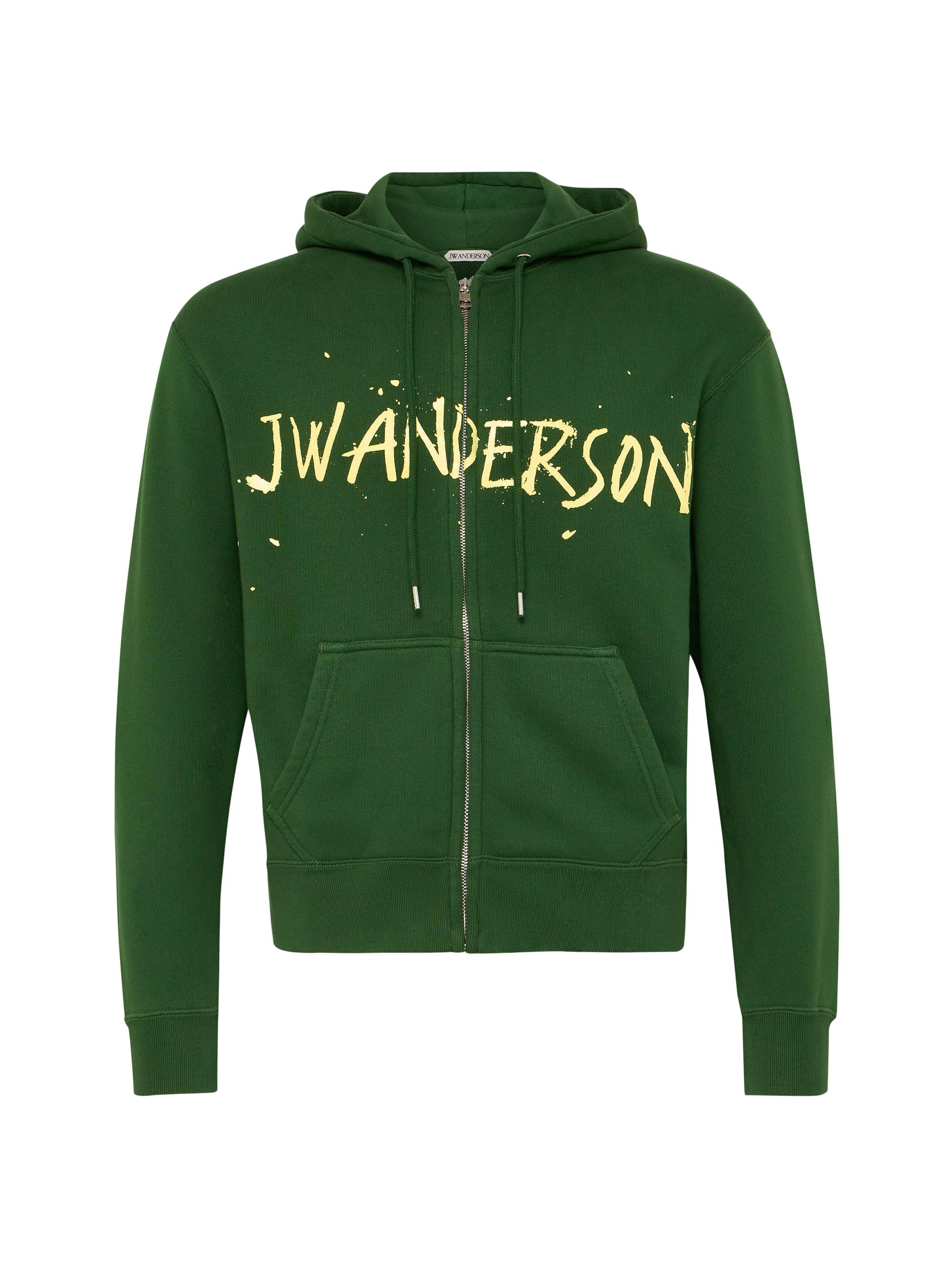 JW Anderson Printed Zip-Up Hoodie | Saks Fifth Avenue