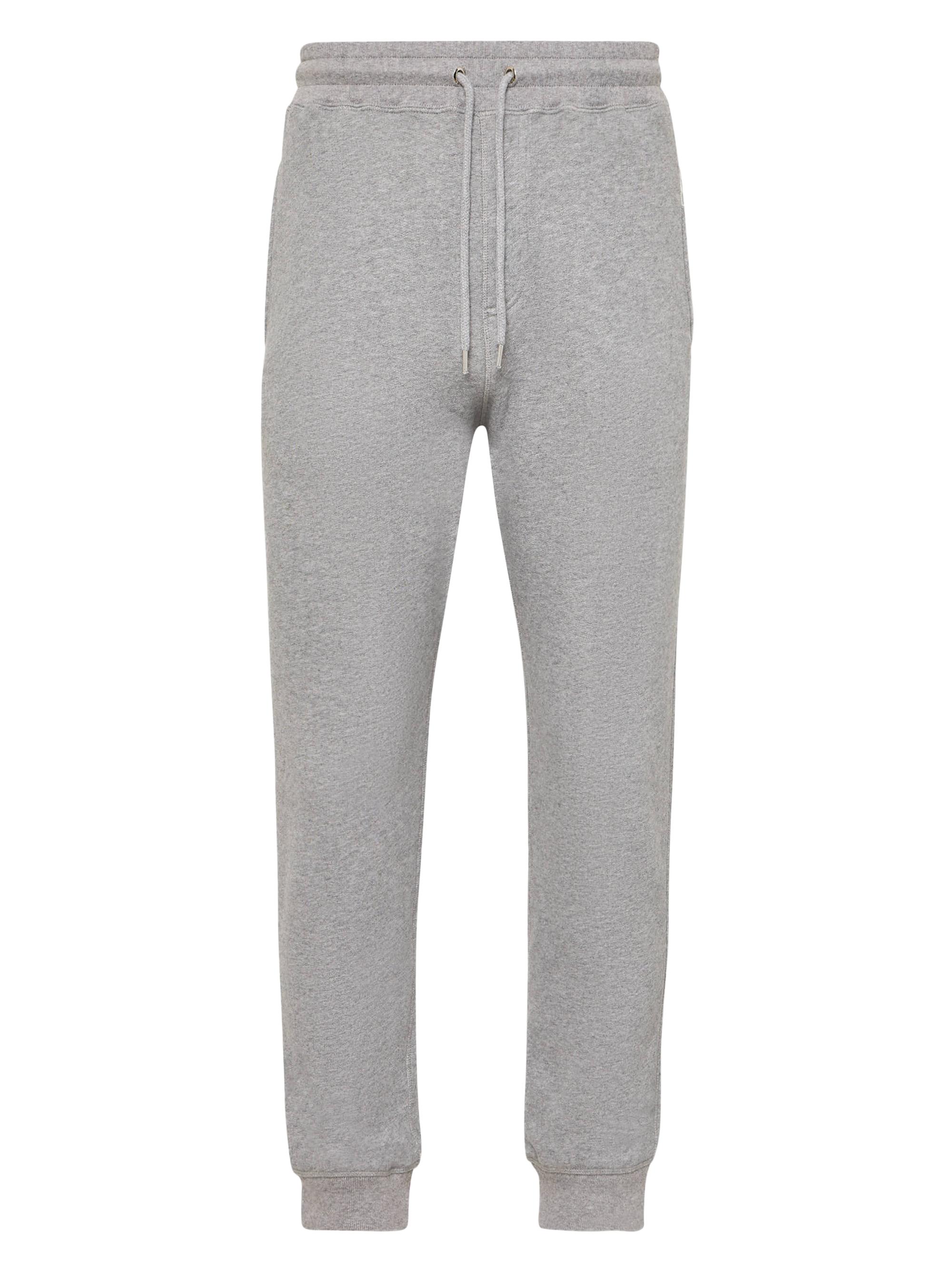 JW Anderson Men's Cuffed Cotton Sweatpants - Mid Grey Melange