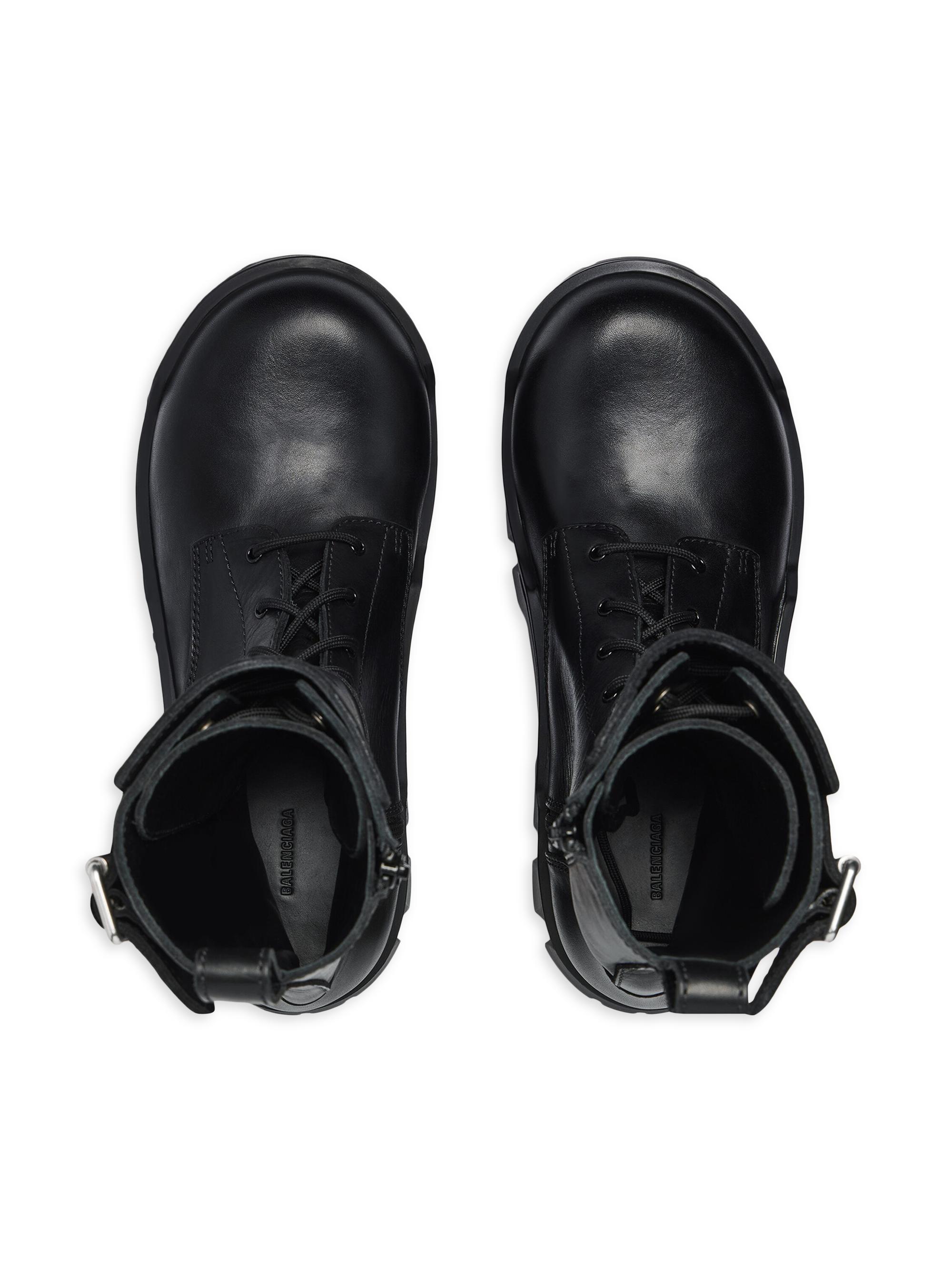 Balenciaga Bulldozer Combat Lace-Up Boots | Saks Fifth Avenue