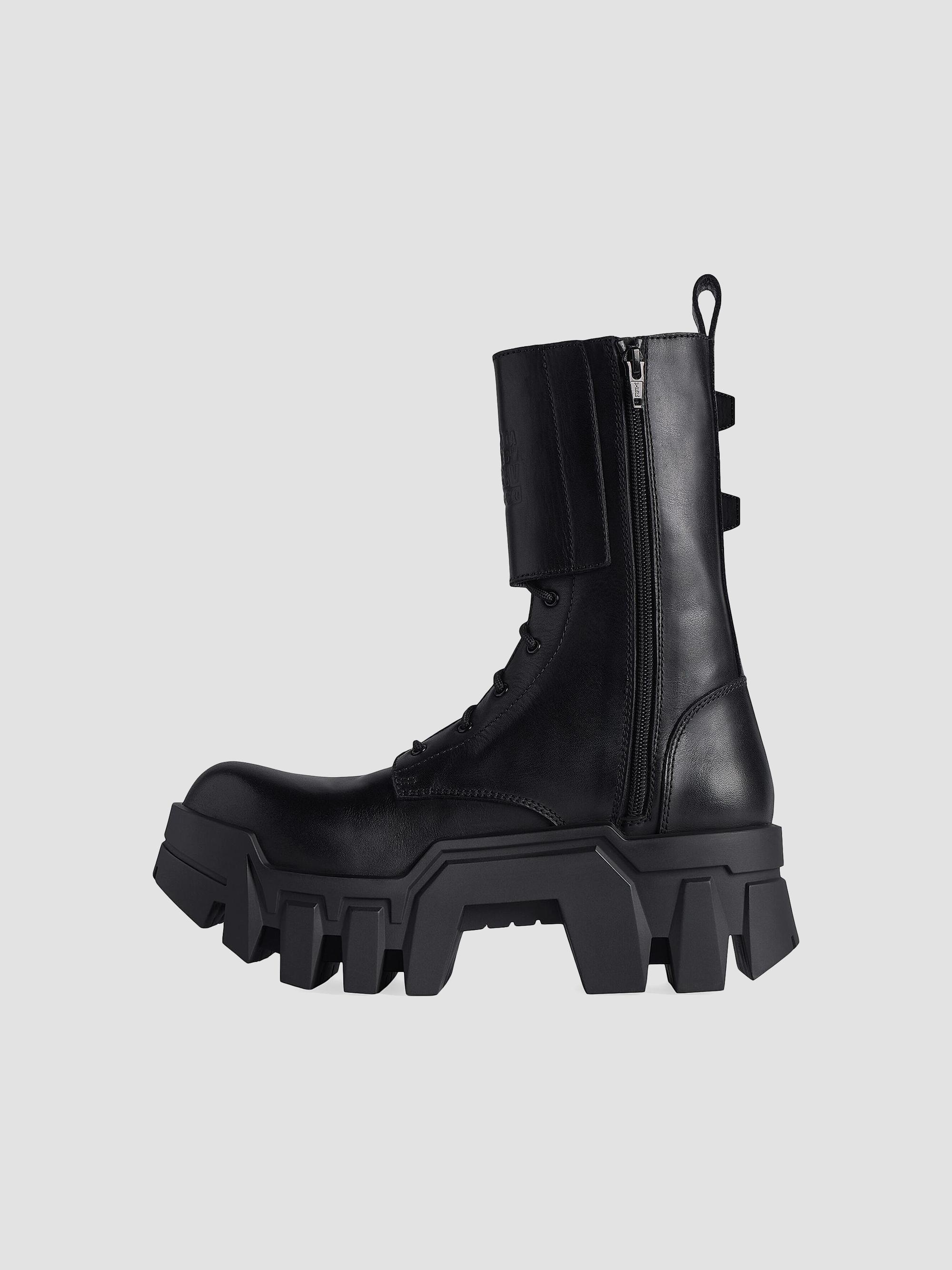 Balenciaga Bulldozer Combat Lace-Up Boots | Saks Fifth Avenue