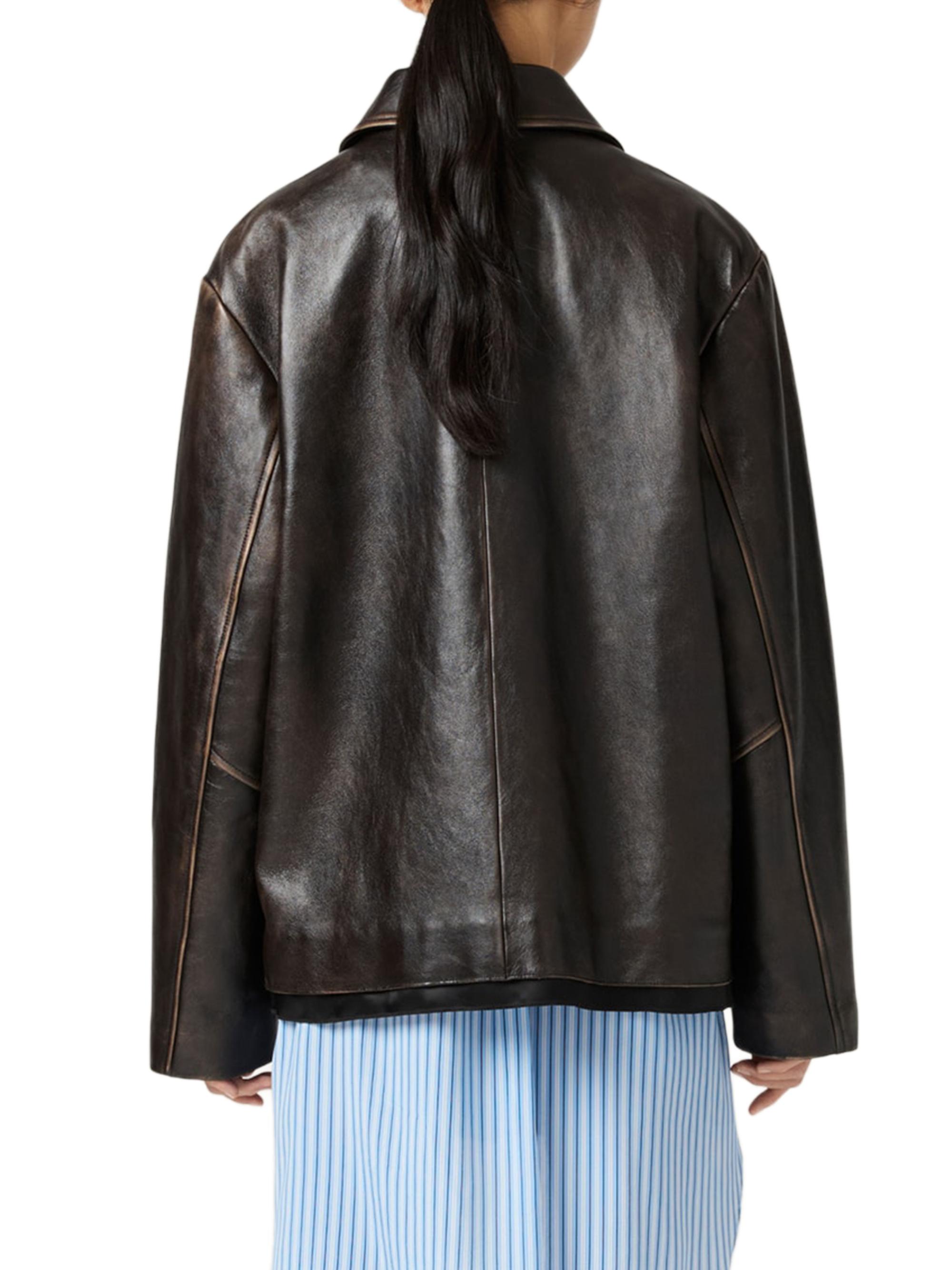 Miu Miu Nappa Leather Jacket | Saks Fifth Avenue