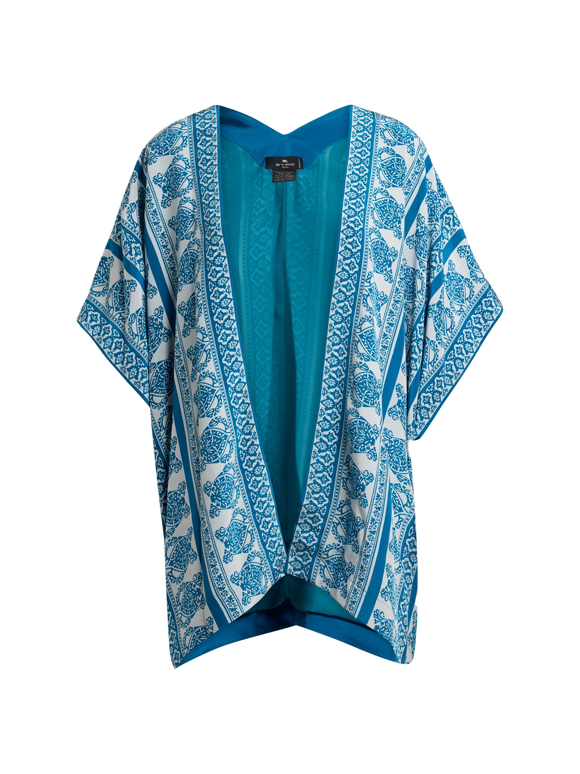 Etro Women's Paisley Kimono-Inspired Cover-Up - Bianco