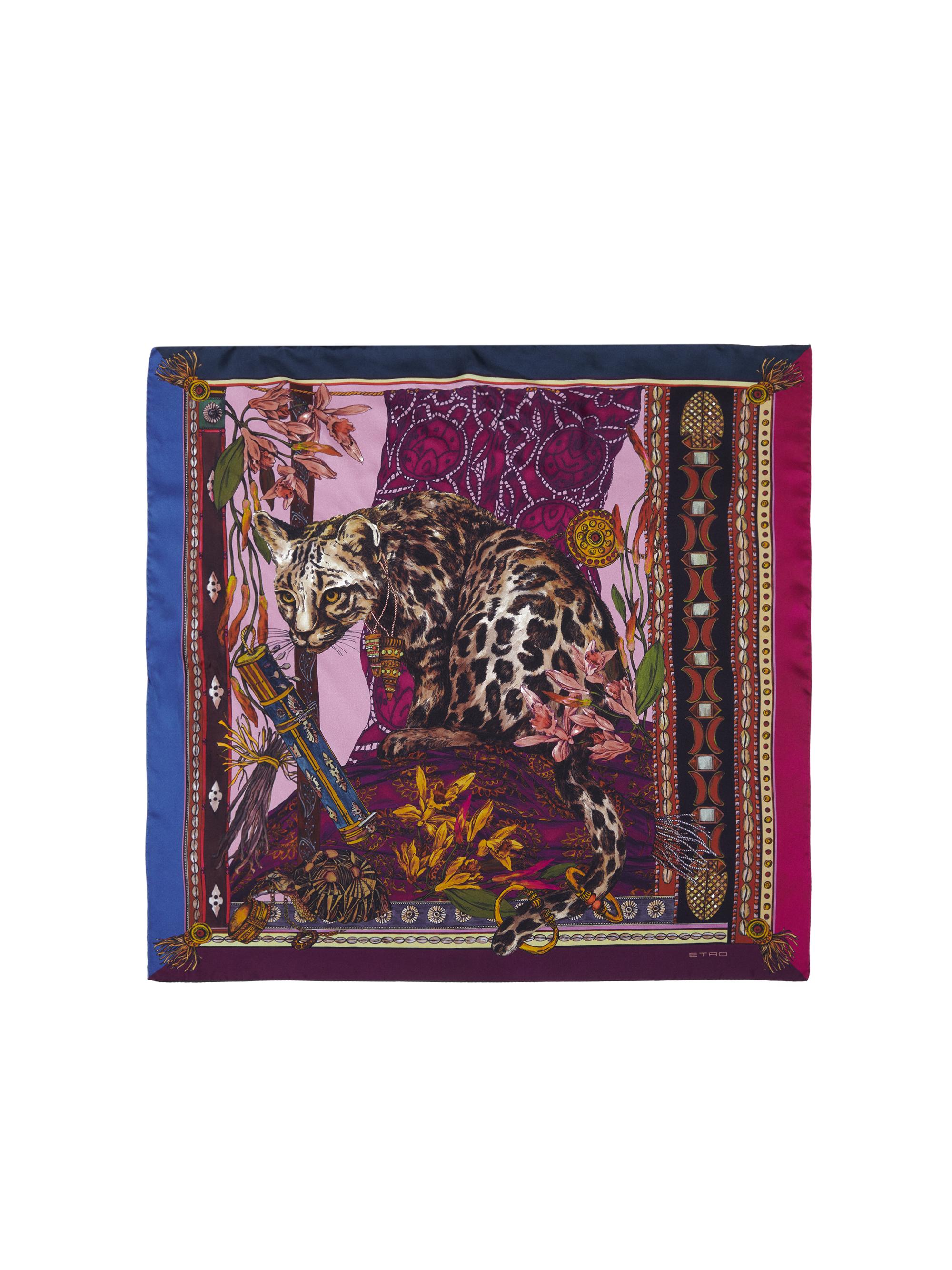 Etro Women's Turandot Printed Silk Scarf - Multi Pink