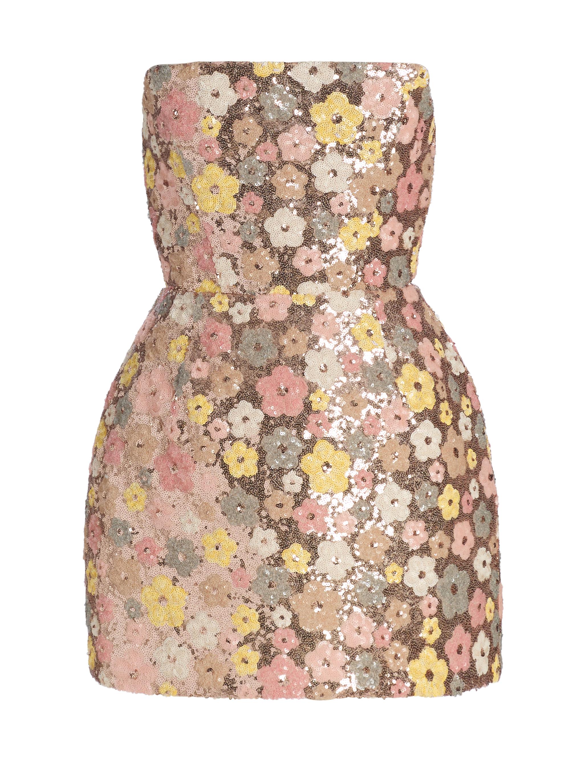 black mini ribbed dress Bouquet Maraya in Lilac Mini Dress by Bronx and Banco – The Fitzroy main image 1