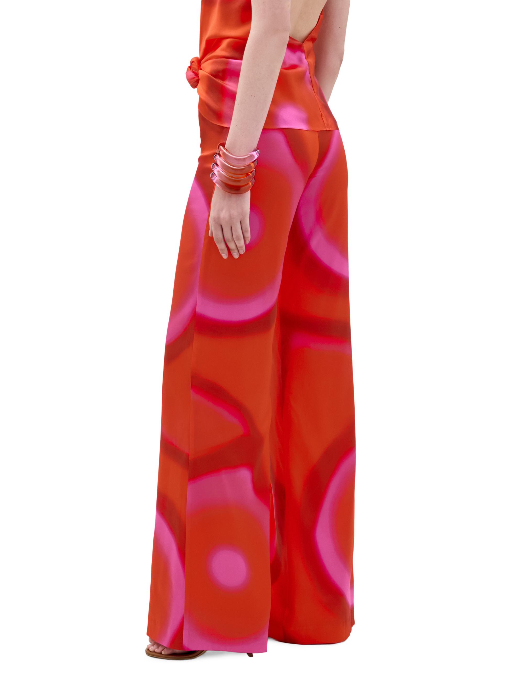 Silvia Tcherassi Andie Silk Abstract Pants | Saks Fifth Avenue